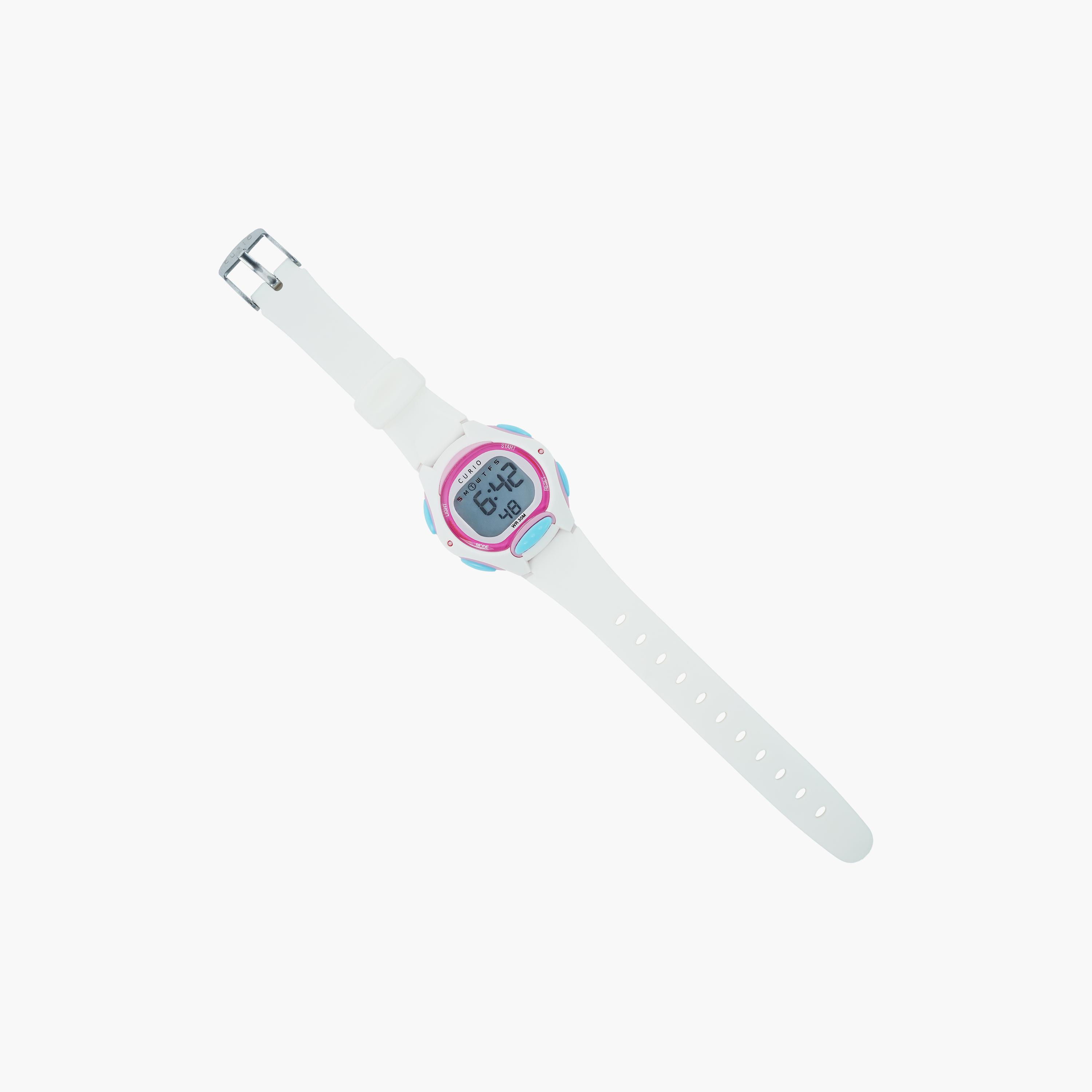 Curio Kids 35mm White  Strap Smart Watch - CU-8207L-4-girls-accessories-watches-image-4