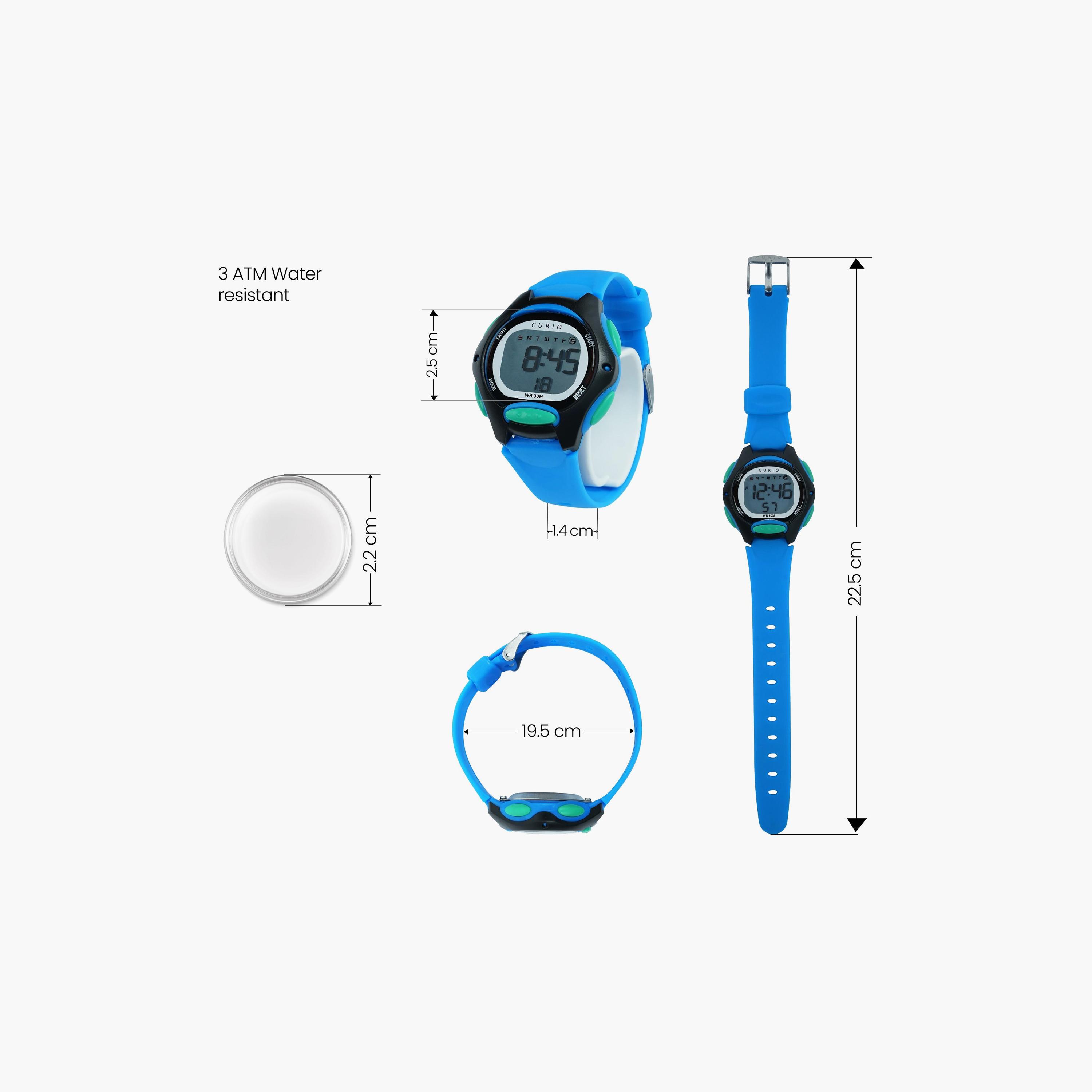 Curio Kids 35mm Blue  Strap Smart Watch - CU-8207L-5-girls-accessories-watches-image-4