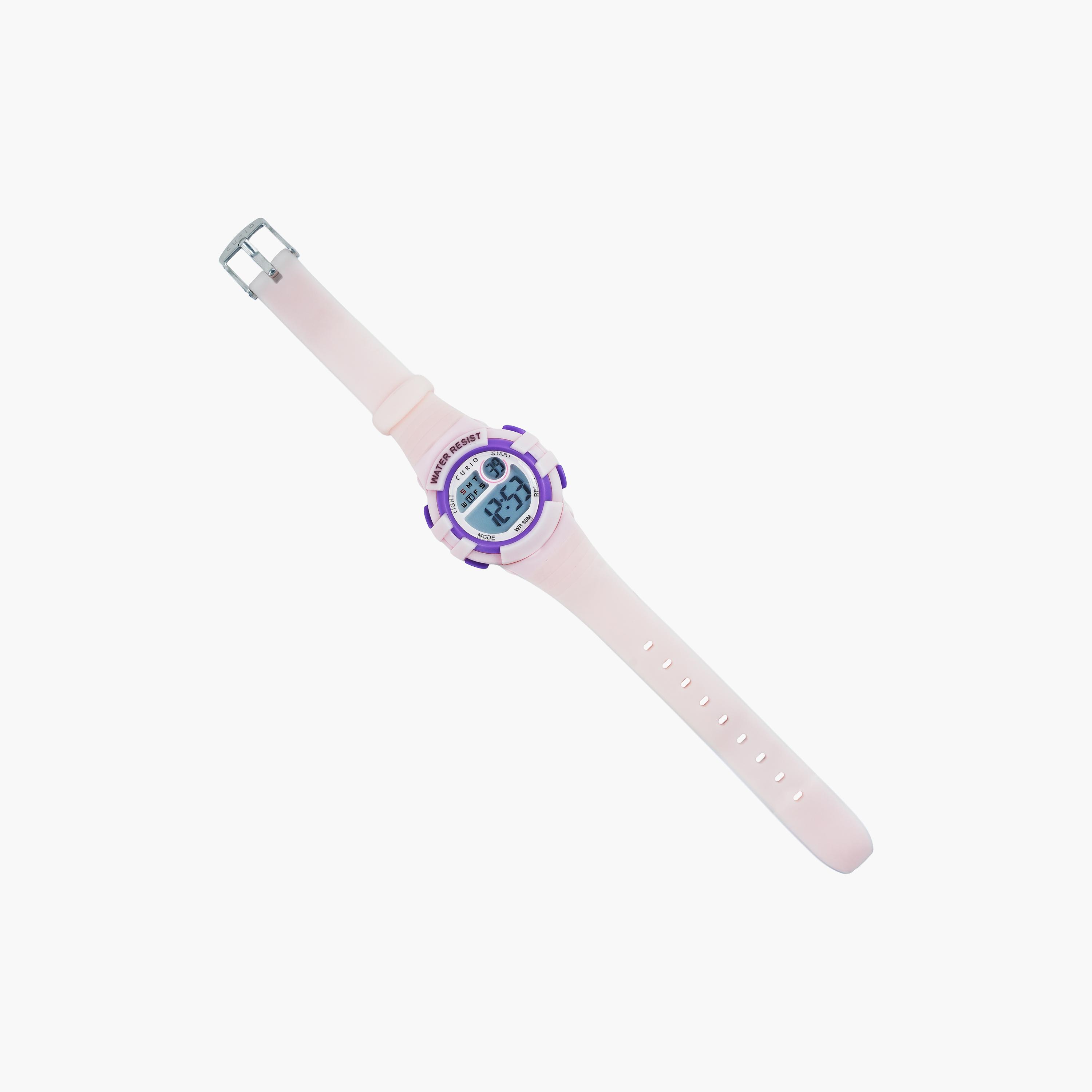 Curio Kids 34mm Pink  Strap Smart Watch - CU-8206L-4-girls-accessories-watches-image-1