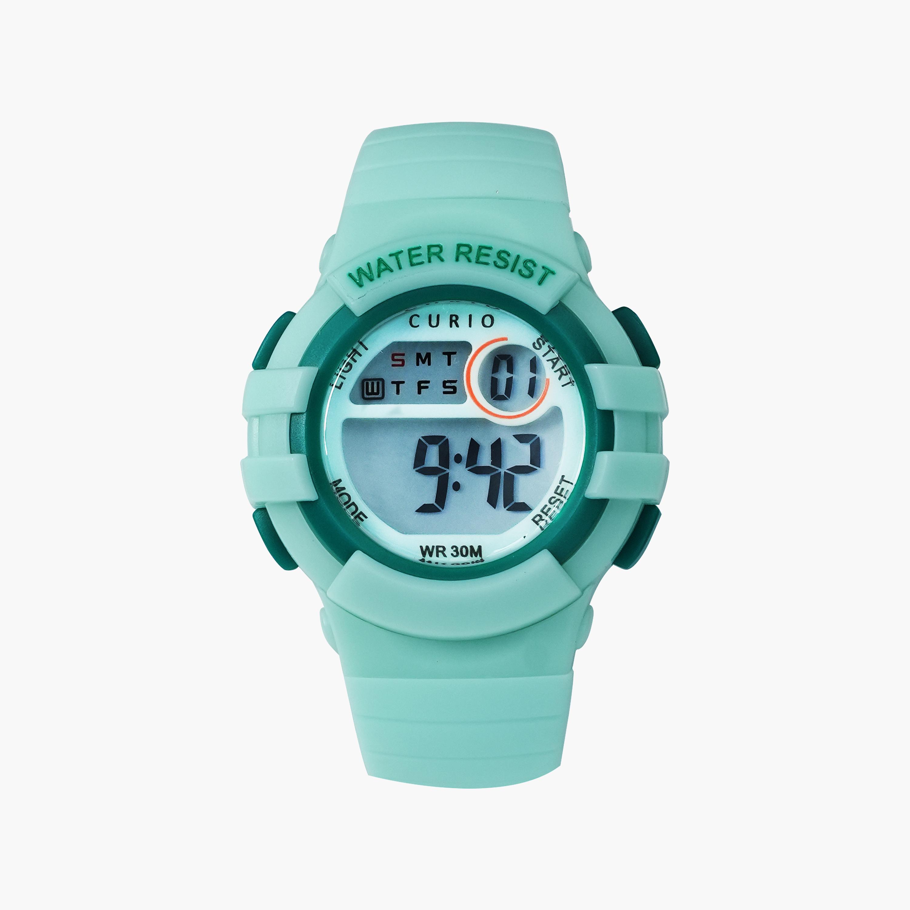 Curio Kids 34mm Green  Strap Smart Watch - CU-8206L-6-girls-accessories-watches-image-1