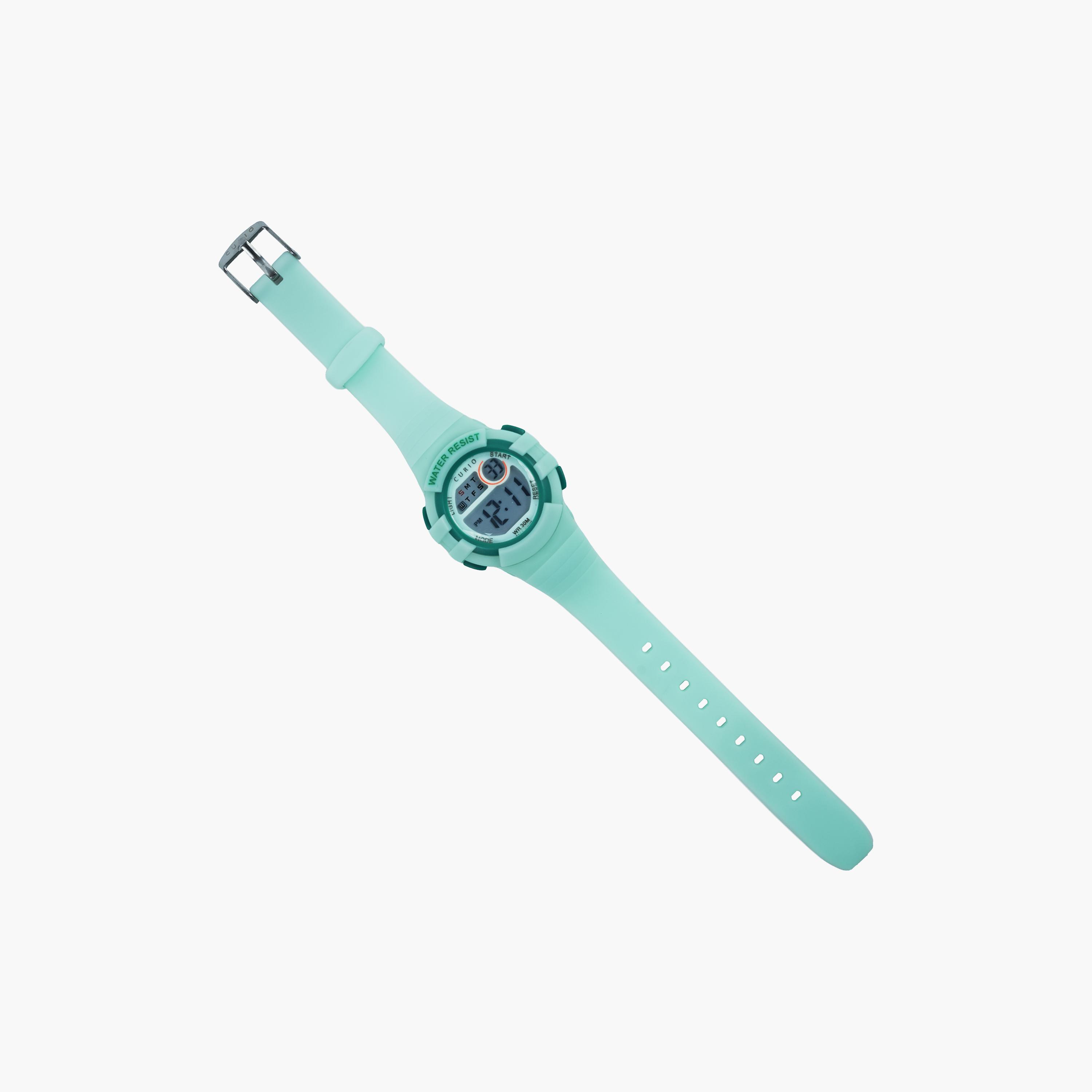 Curio Kids 34mm Green  Strap Smart Watch - CU-8206L-6-girls-accessories-watches-image-2