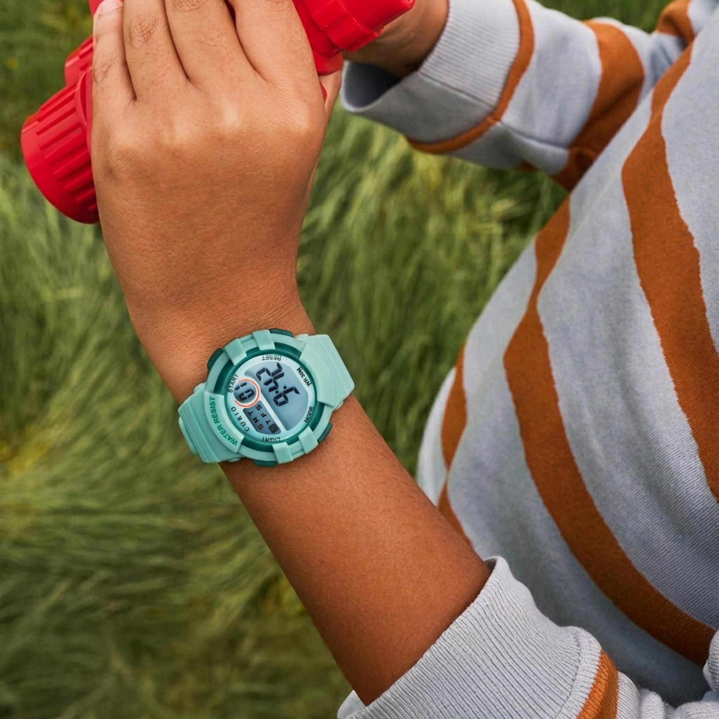 ساعة ذكية للأطفال من كوريو، مقاس 34 مم، بسوار أخضر - CU-8206L-6-girls-accessories-watches-image-5