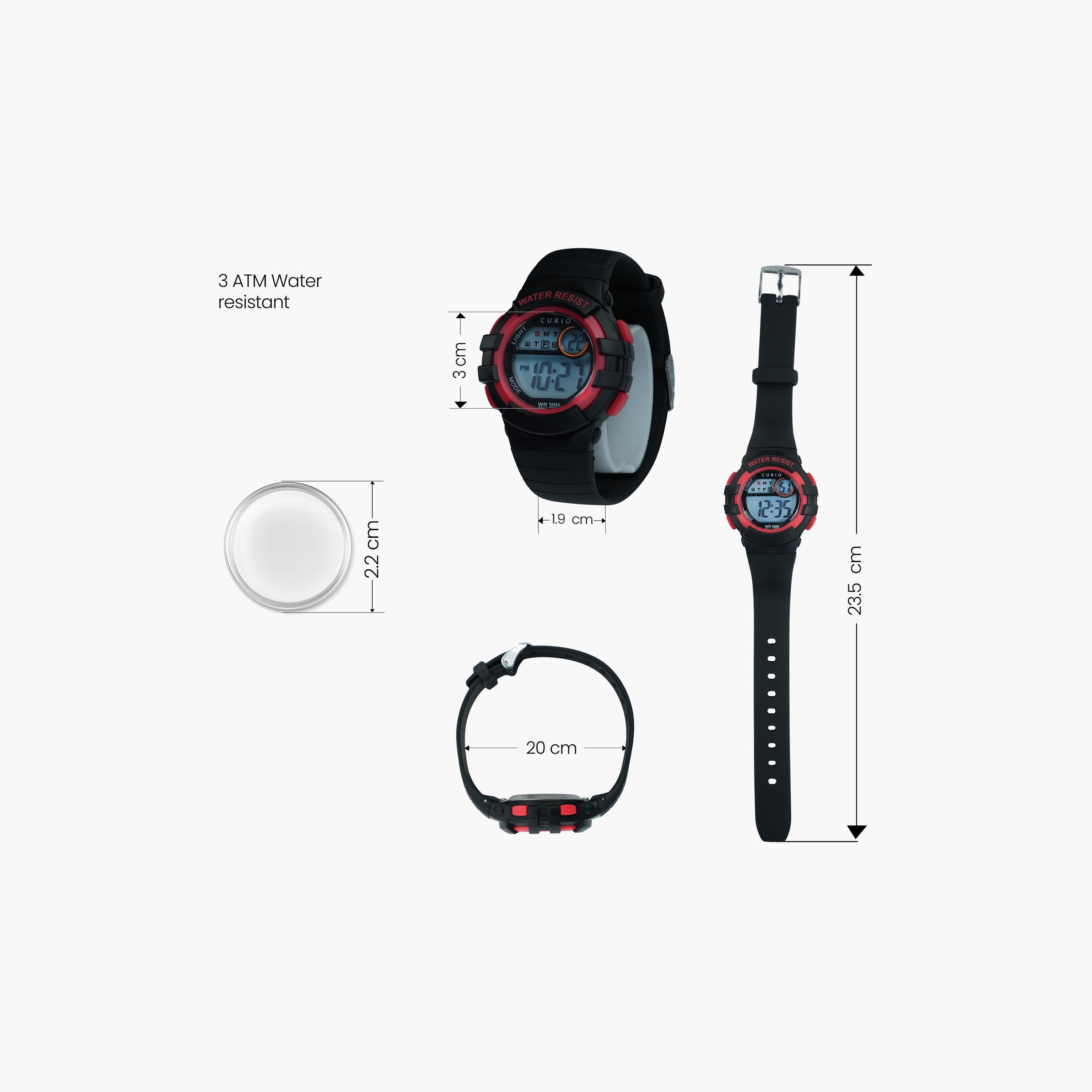 ساعة ذكية للأطفال من كوريو، مقاس 34 مم، بسوار أسود - CU-8206L-7-girls-accessories-watches-image-4