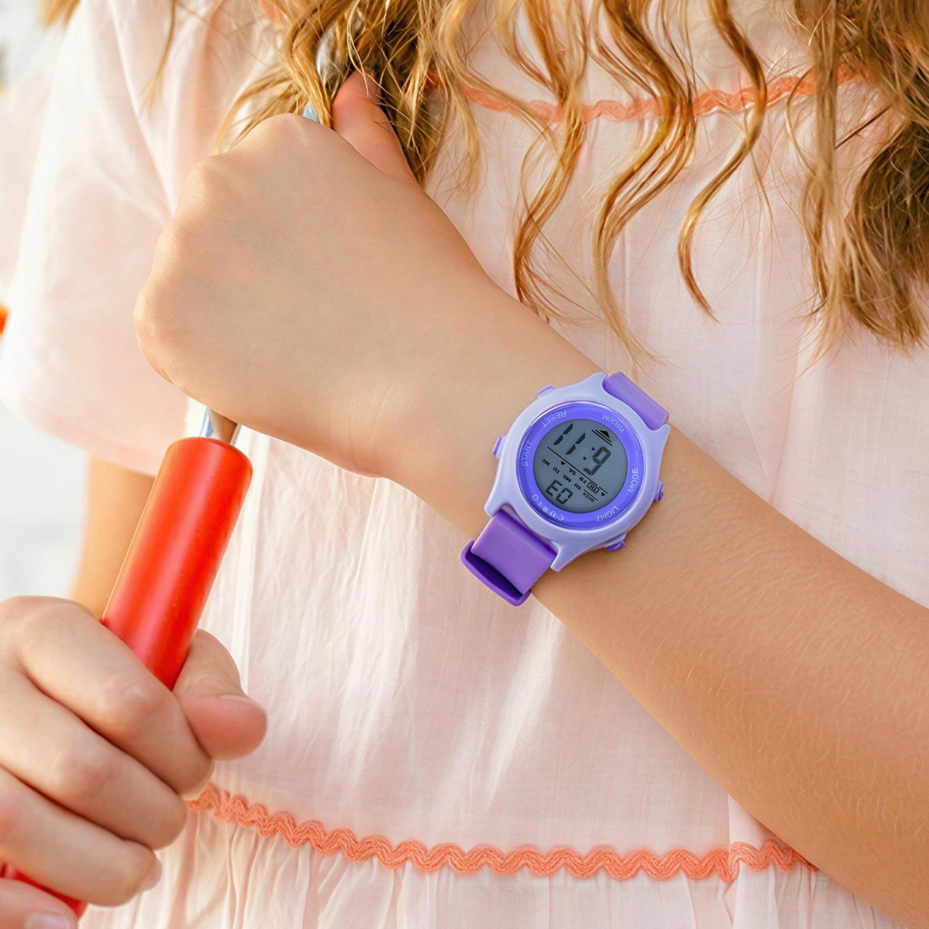 Curio Kids 38mm Purple  Strap Smart Watch - CU-2341L-3-girls-accessories-watches-image-3