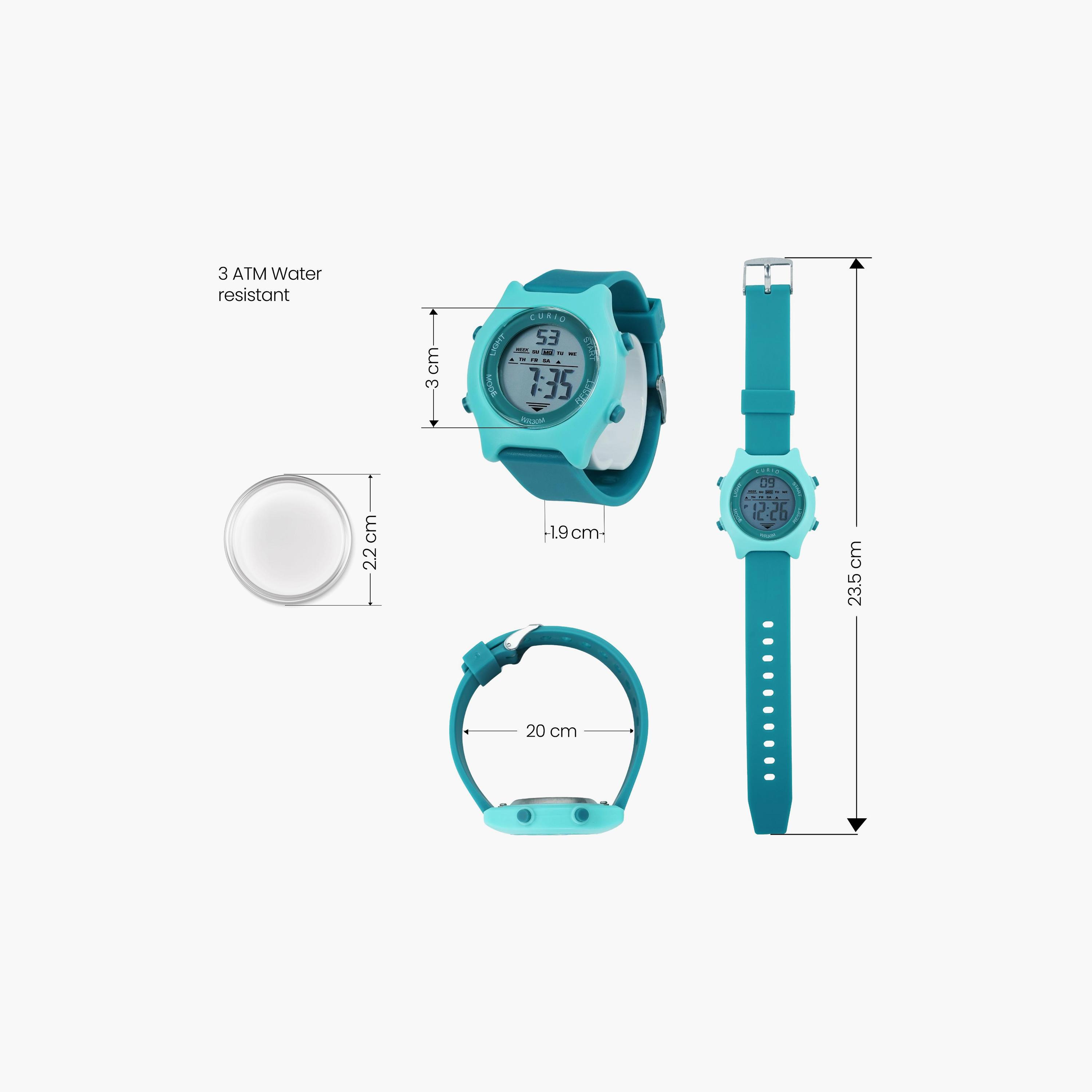 Curio Kids 38mm Green  Strap Smart Watch - CU-2341L-5-girls-accessories-watches-image-5