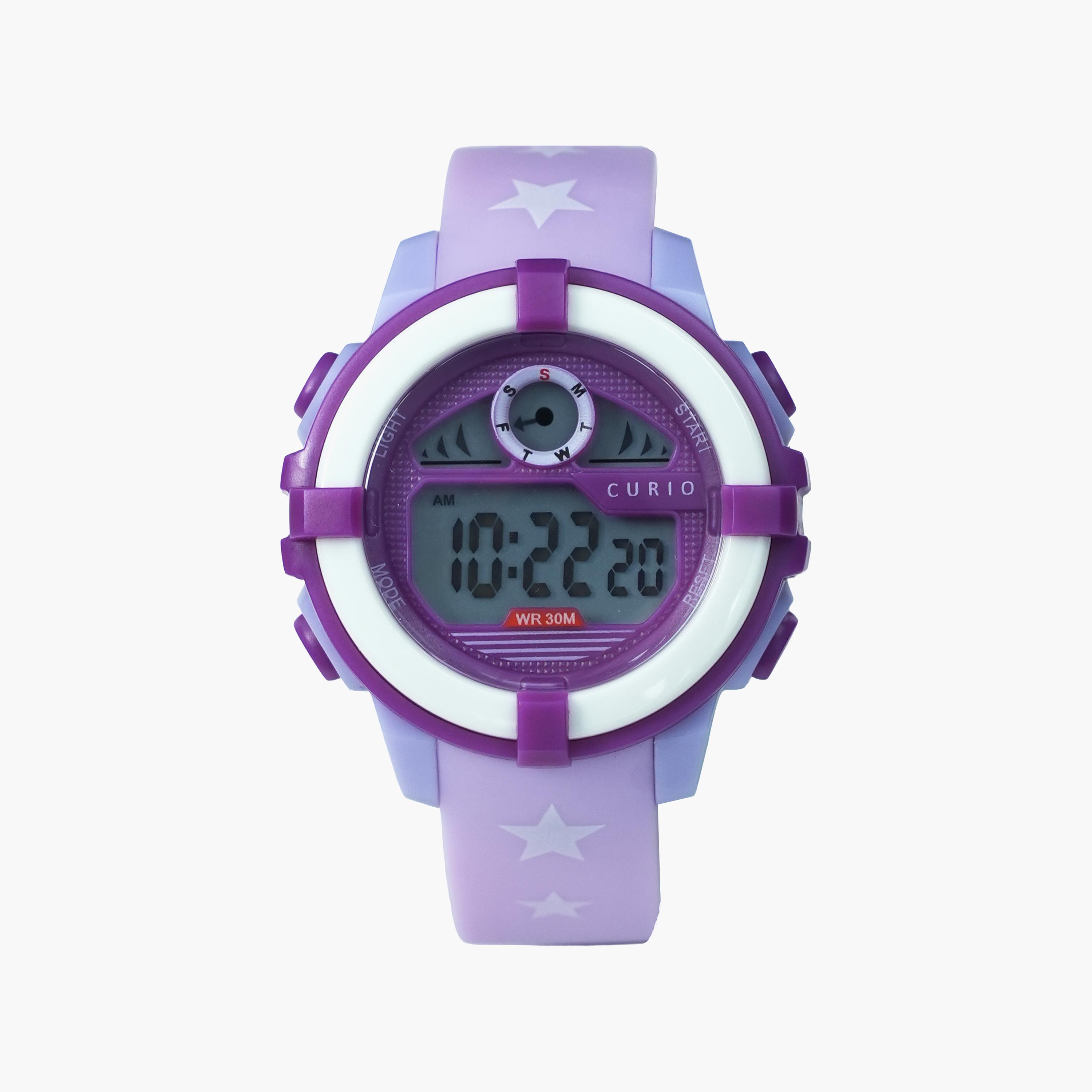 ساعة ذكية للأطفال من كوريو، مقاس 36 مم، بحزام بنفسجي - CU-8210L-4-girls-accessories-watches-image-1