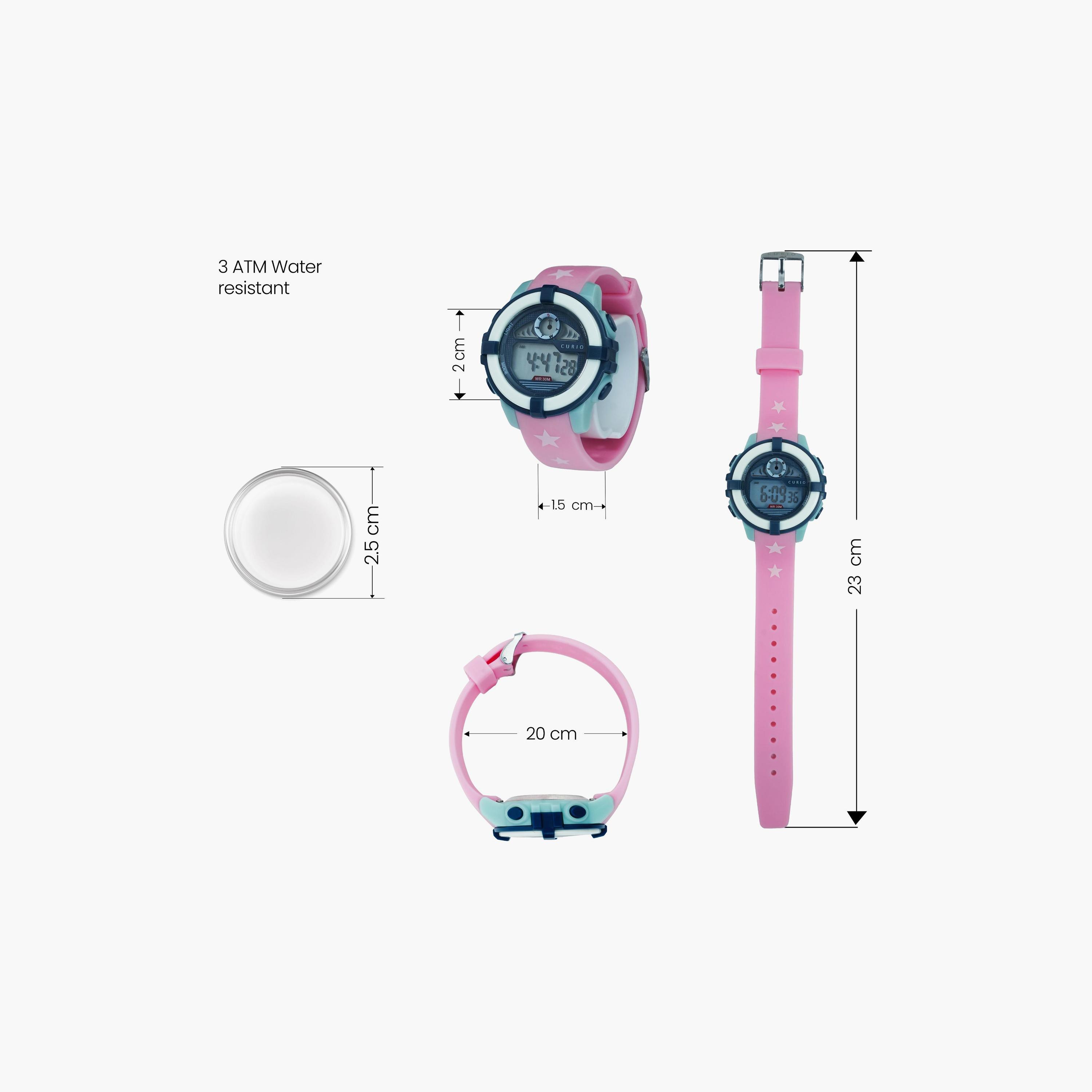 Curio Kids 36mm Pink  Strap Smart Watch - CU-8210L-5-girls-accessories-watches-image-5