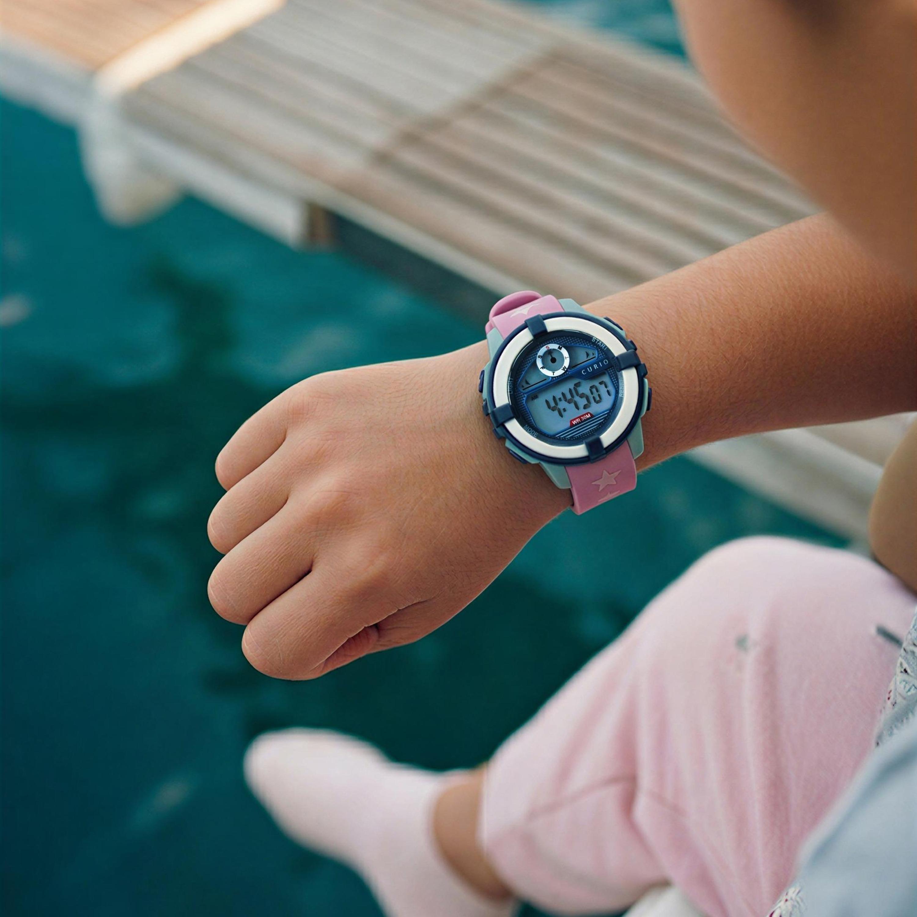 Curio Kids 36mm Pink  Strap Smart Watch - CU-8210L-5-girls-accessories-watches-image-6
