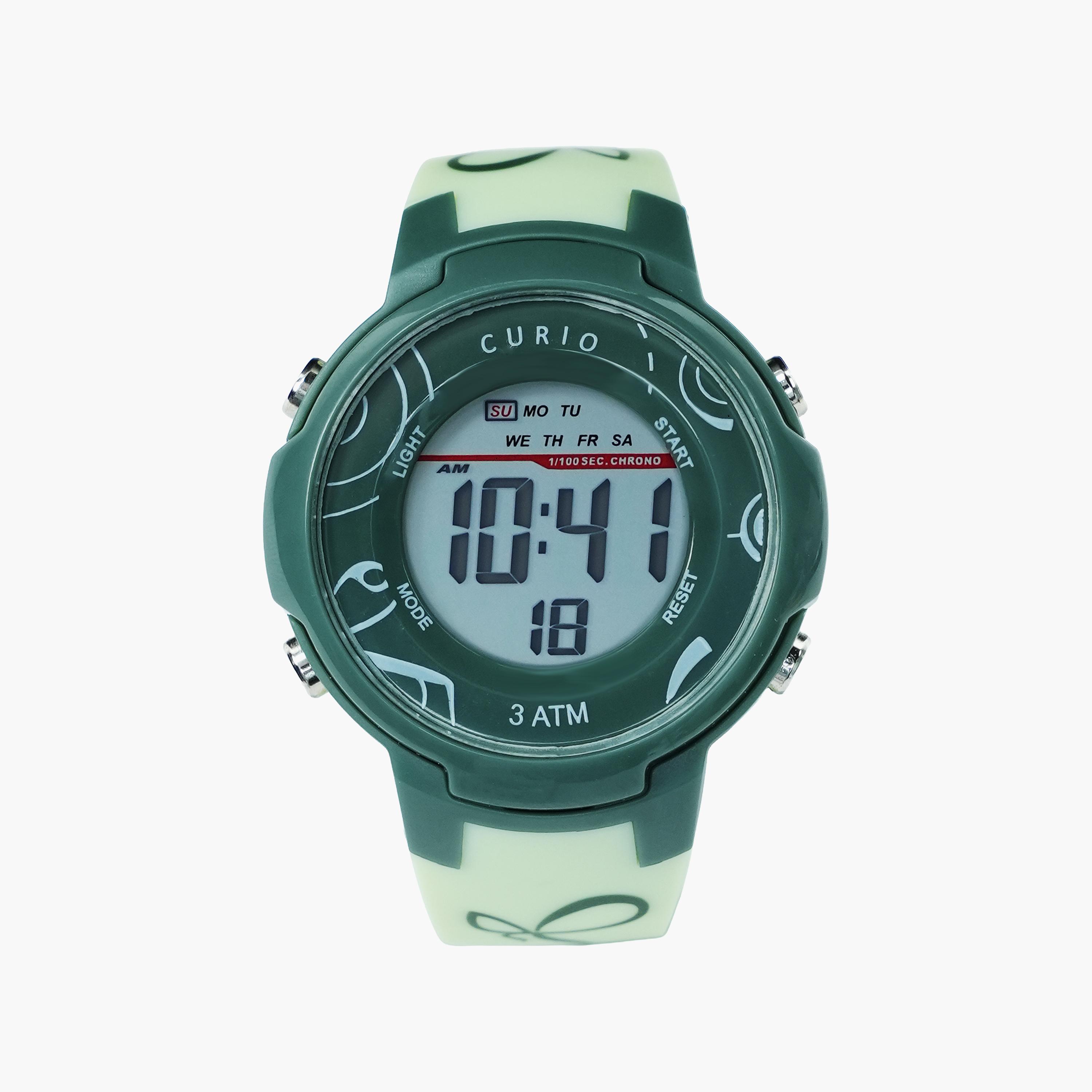 Curio Kids 38mm Green  Strap Smart Watch - CU-8211L-3-girls-accessories-watches-image-1