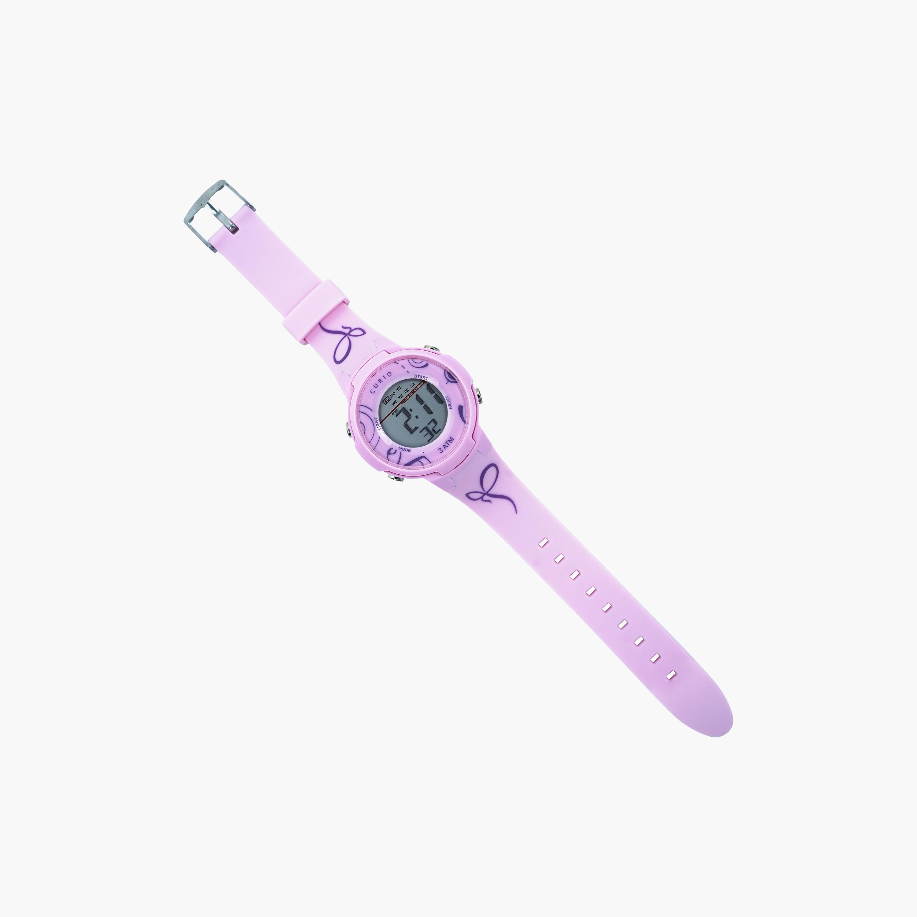 Curio Kids 38mm Pink  Strap Smart Watch - CU-8211L-6-girls-accessories-watches-image-4