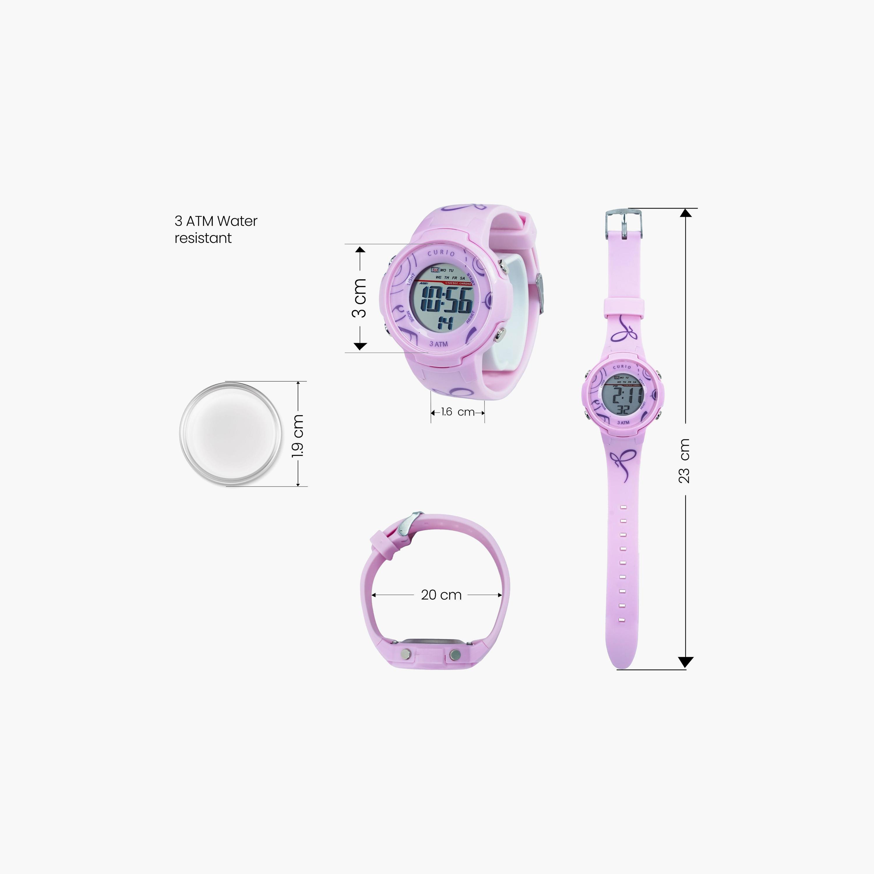 Curio Kids 38mm Pink  Strap Smart Watch - CU-8211L-6-girls-accessories-watches-image-5