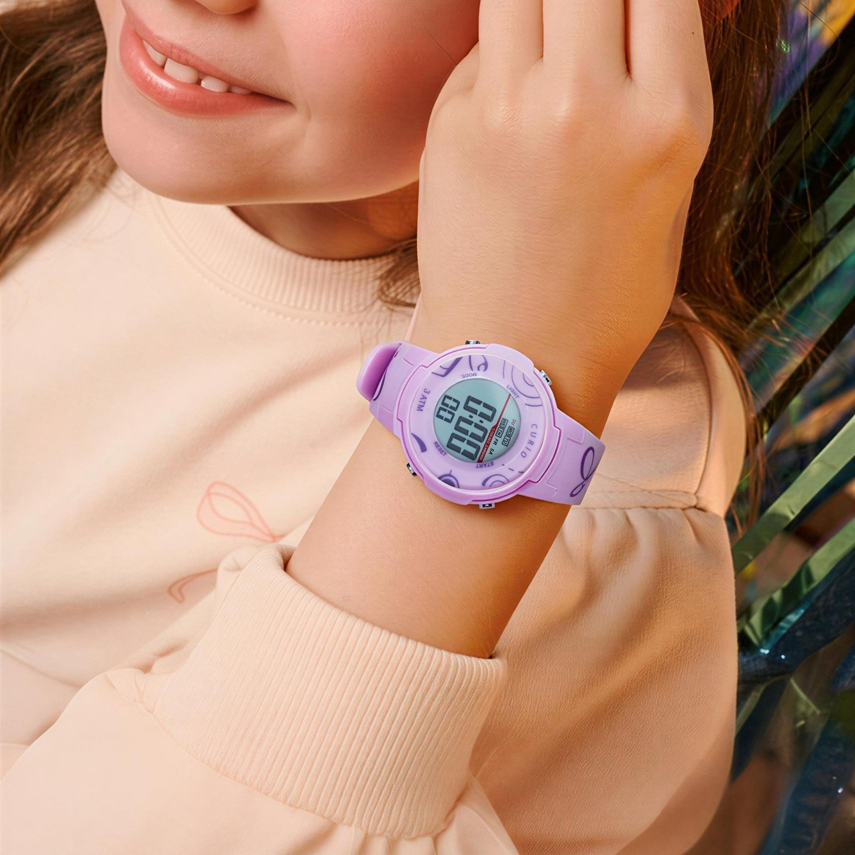 Curio Kids 38mm Pink  Strap Smart Watch - CU-8211L-6-girls-accessories-watches-image-6