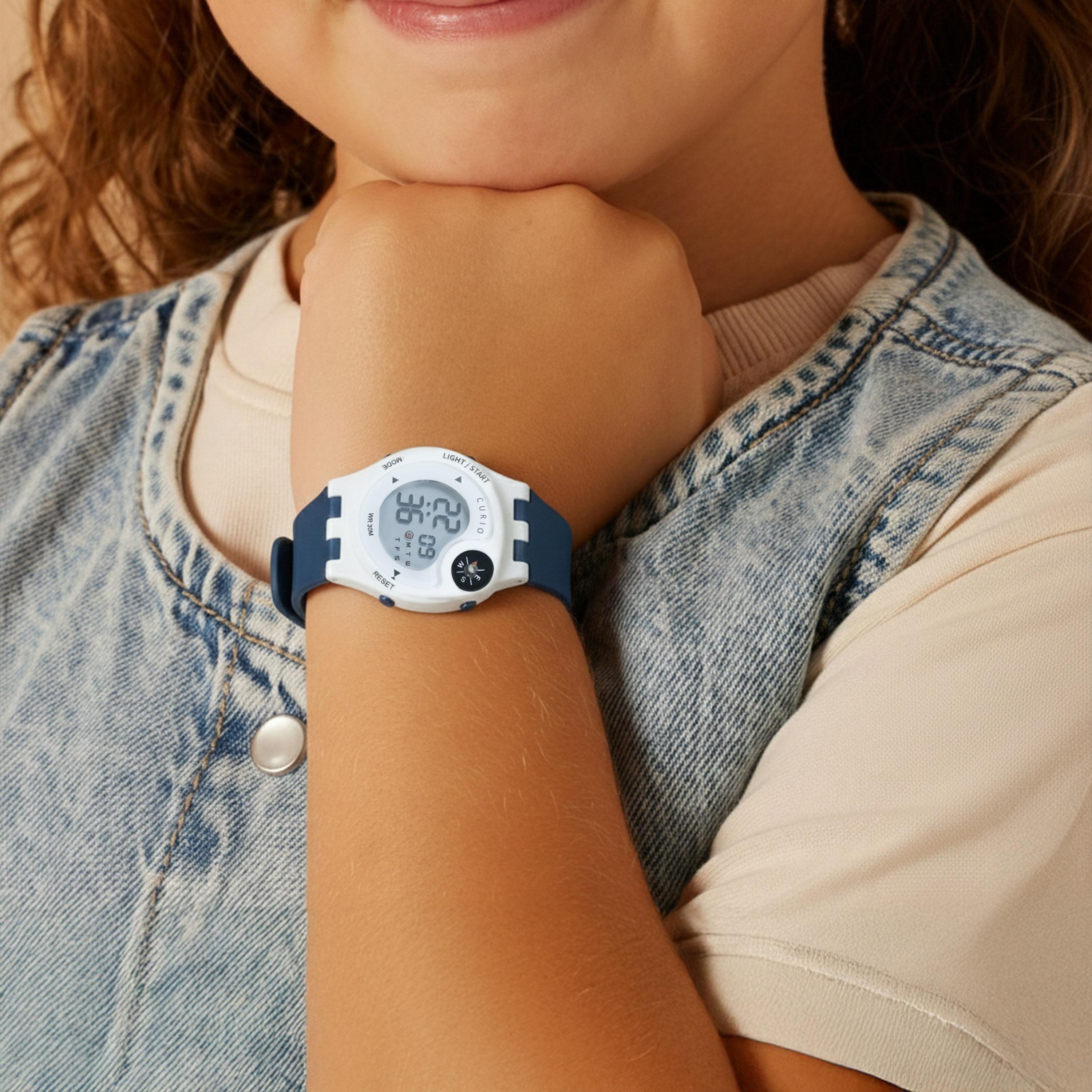 Curio Kids 40mm Blue  Strap Smart Watch - CU-2323L-2-girls-accessories-watches-image-6