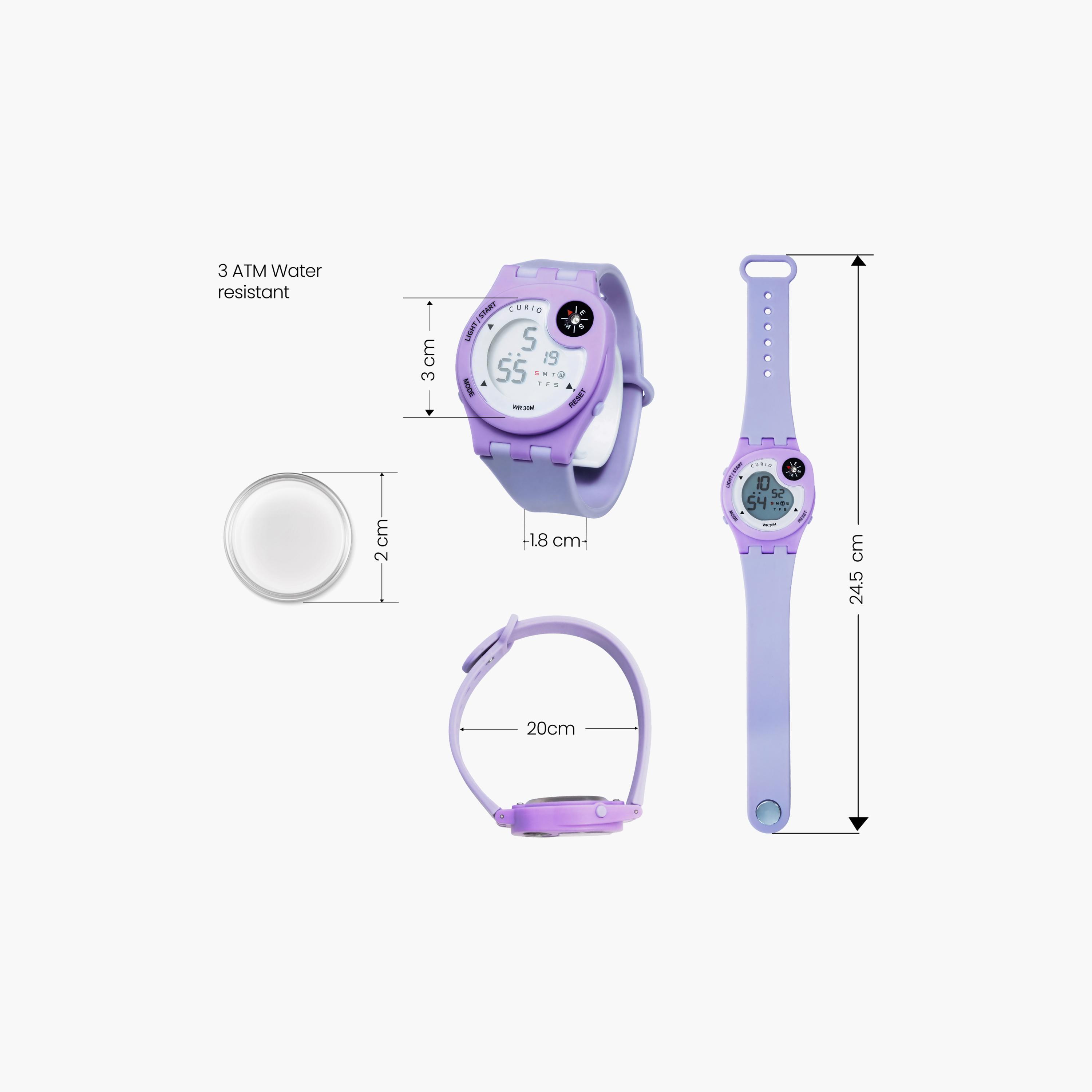 Curio Kids 40mm Purple  Strap Smart Watch - CU-2323L-4-girls-accessories-watches-image-4