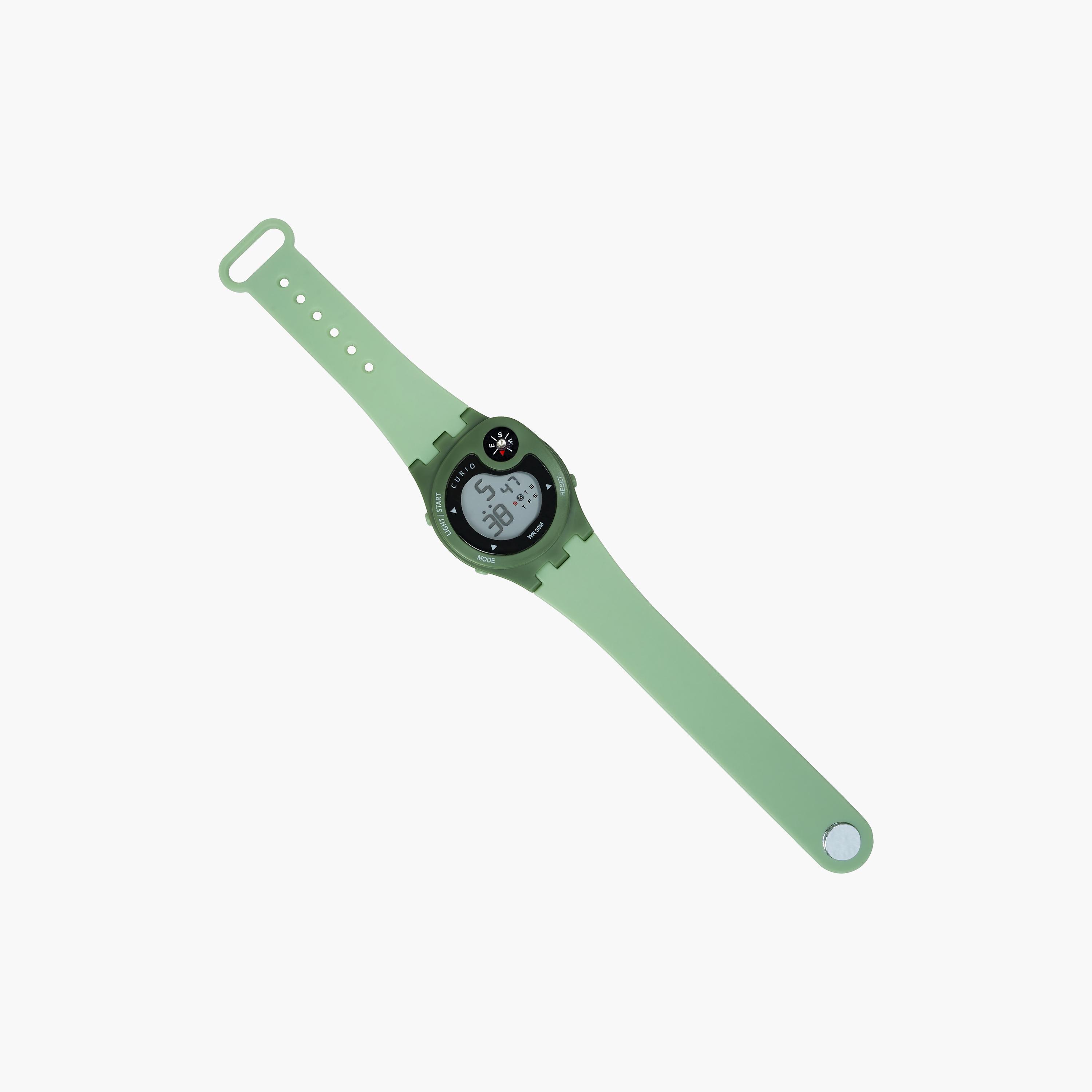 Curio Kids 40mm Green  Strap Smart Watch - CU-2323L-7-girls-accessories-watches-image-1