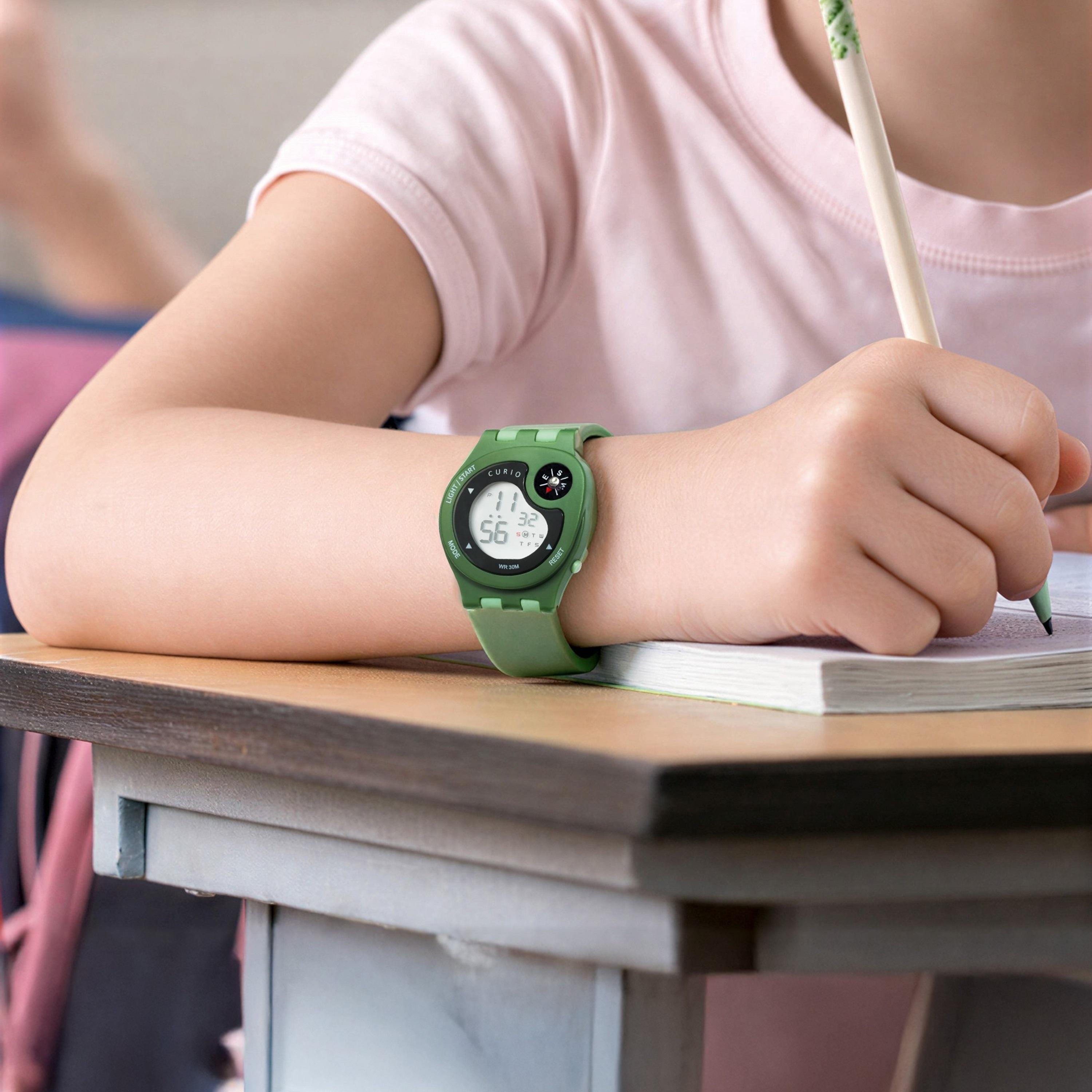 Curio Kids 40mm Green  Strap Smart Watch - CU-2323L-7-girls-accessories-watches-image-5