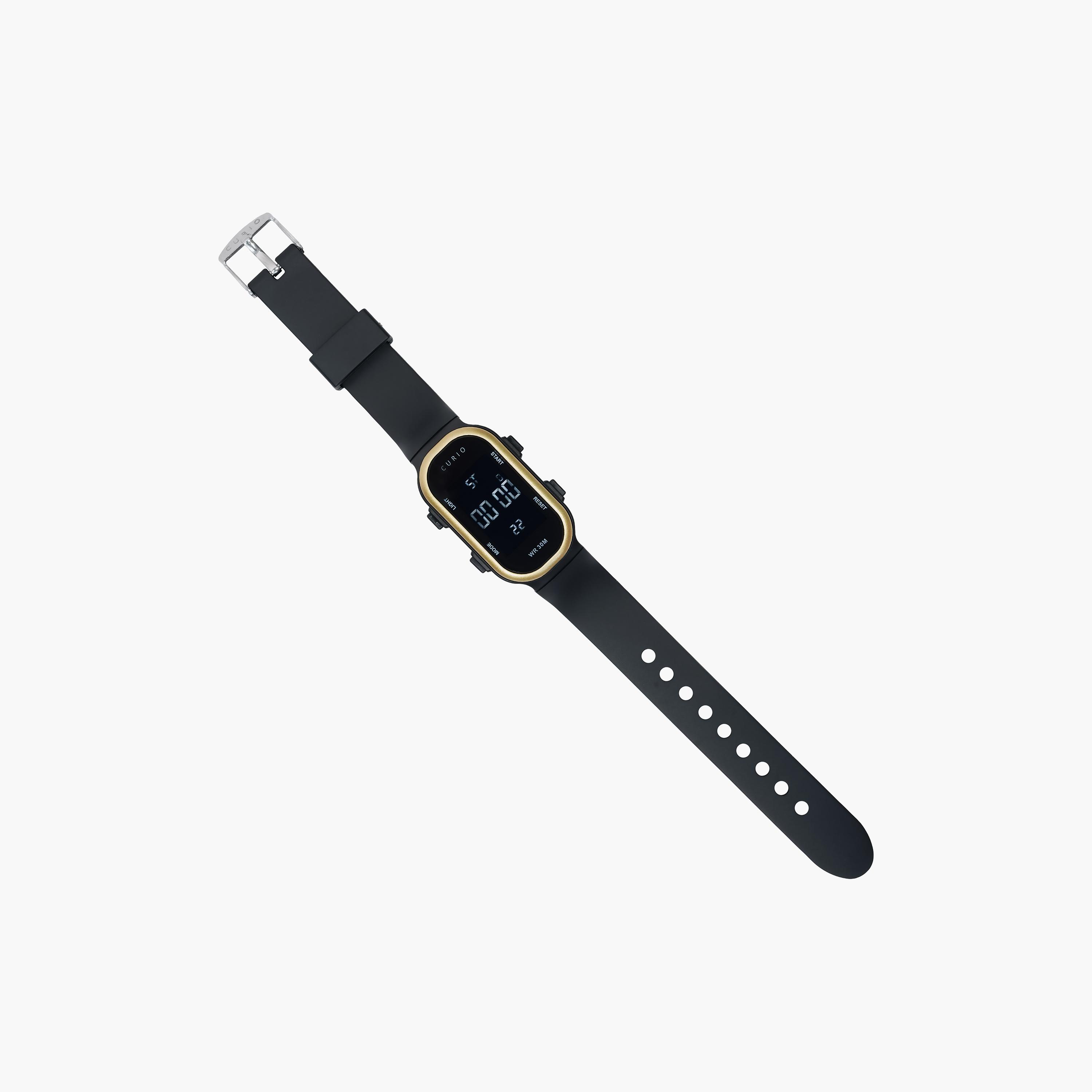 Curio Kids 26mm Black Strap Smart Watch - CU-24207-2-girls-accessories-watches-image-1