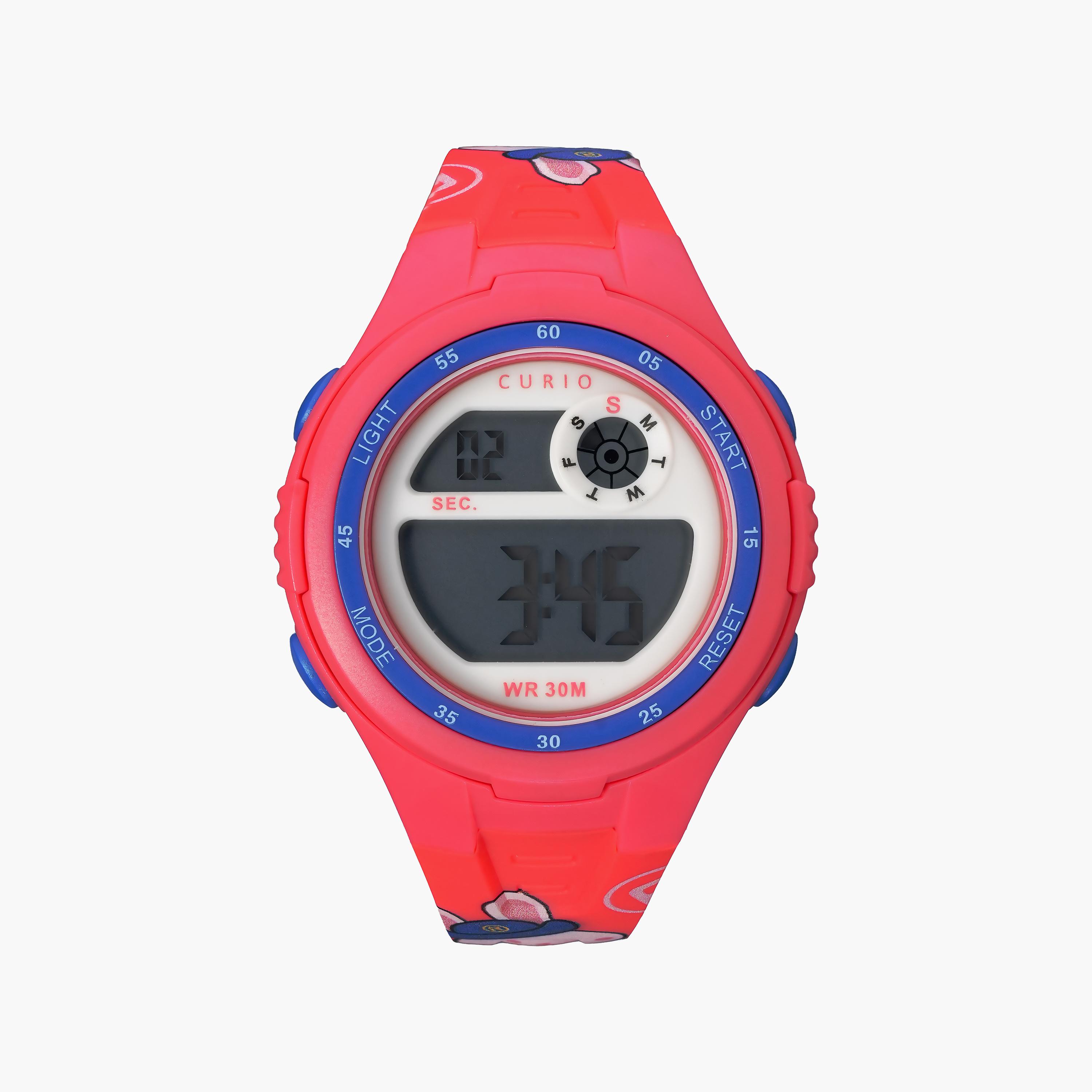 Curio Kids 38mm Pink  Strap Smart Watch - CU-2117LK-3-girls-accessories-watches-image-1