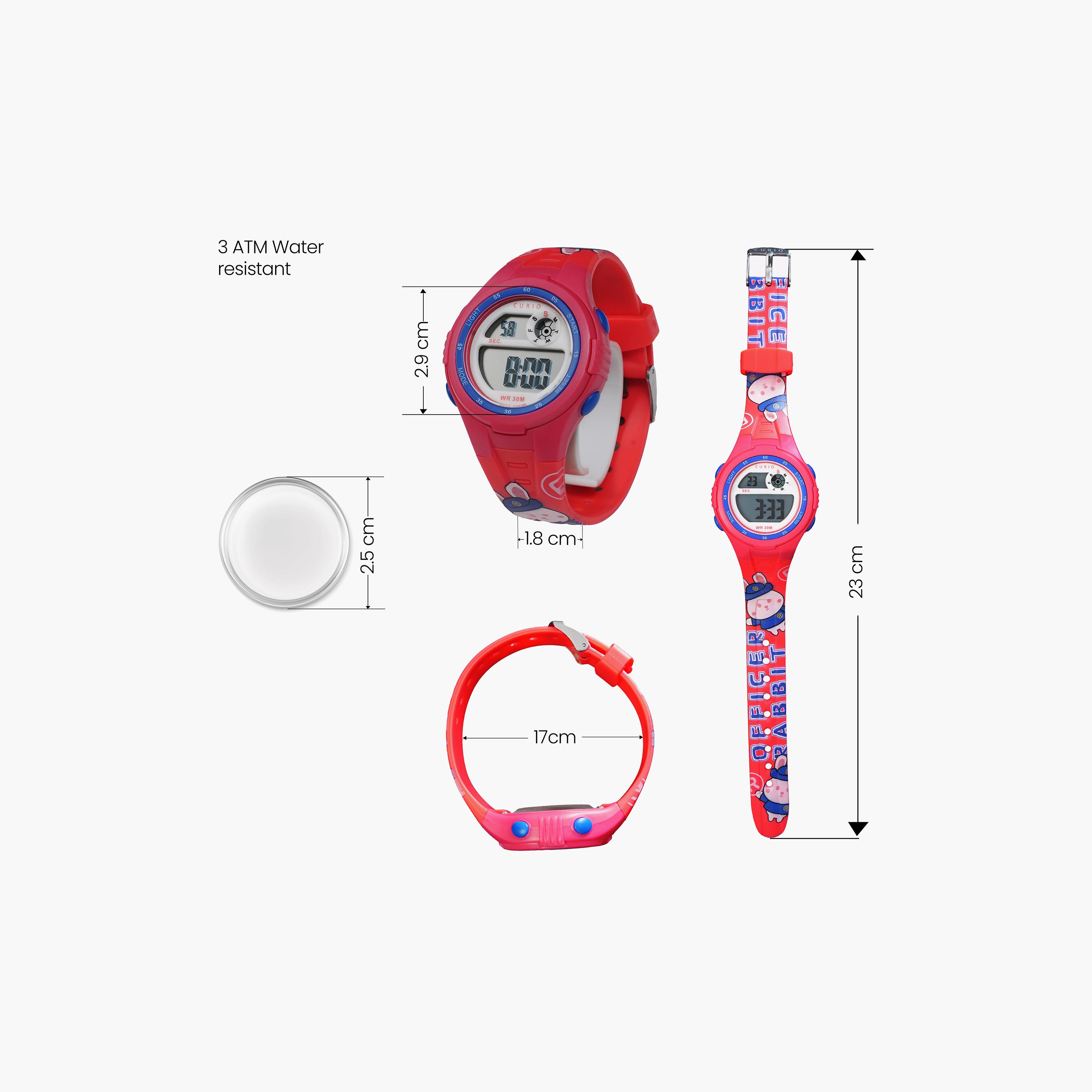 Curio Kids 38mm Pink  Strap Smart Watch - CU-2117LK-3-girls-accessories-watches-image-5