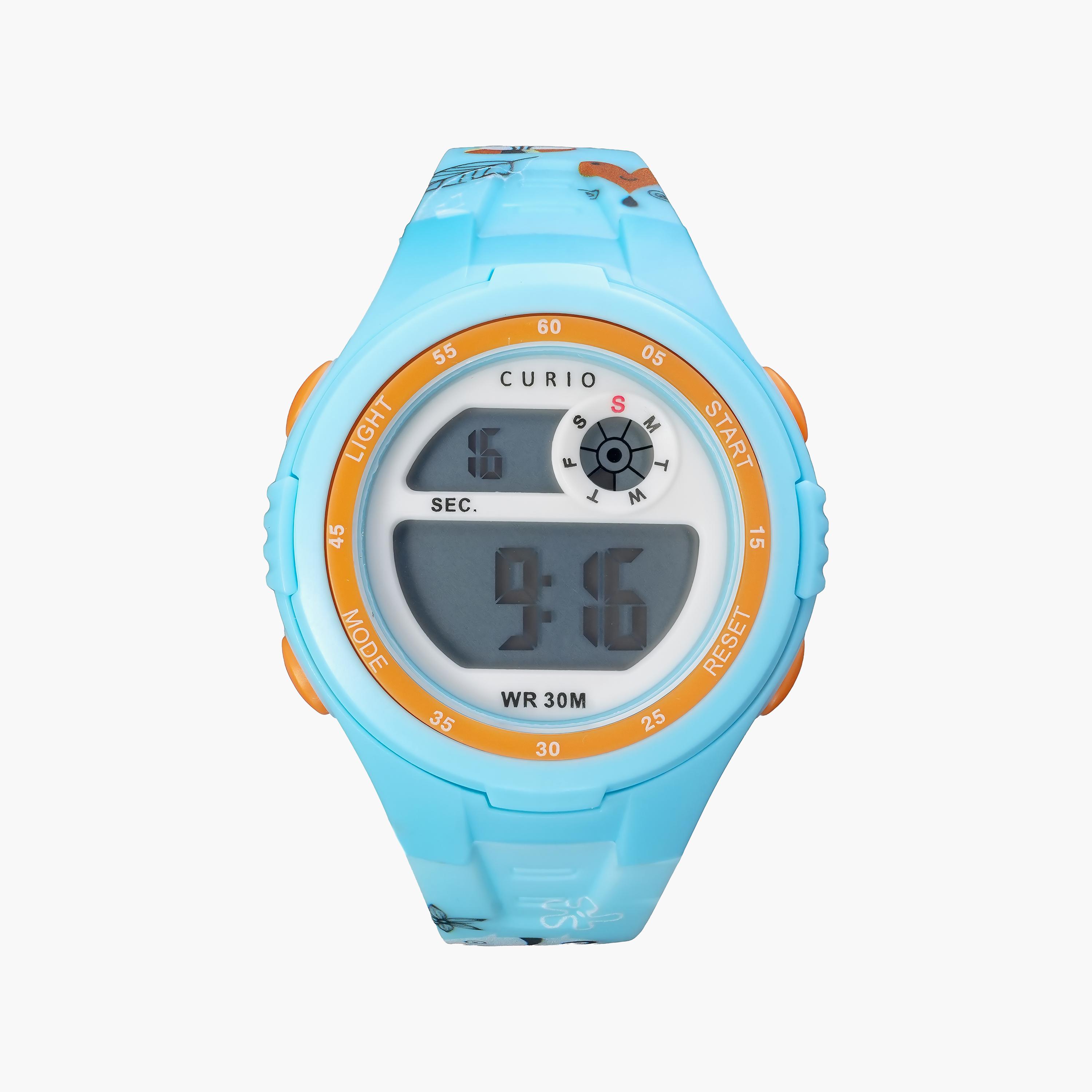 Curio Kids 38mm Blue  Strap Smart Watch - CU-2117LK-9-girls-accessories-watches-image-1