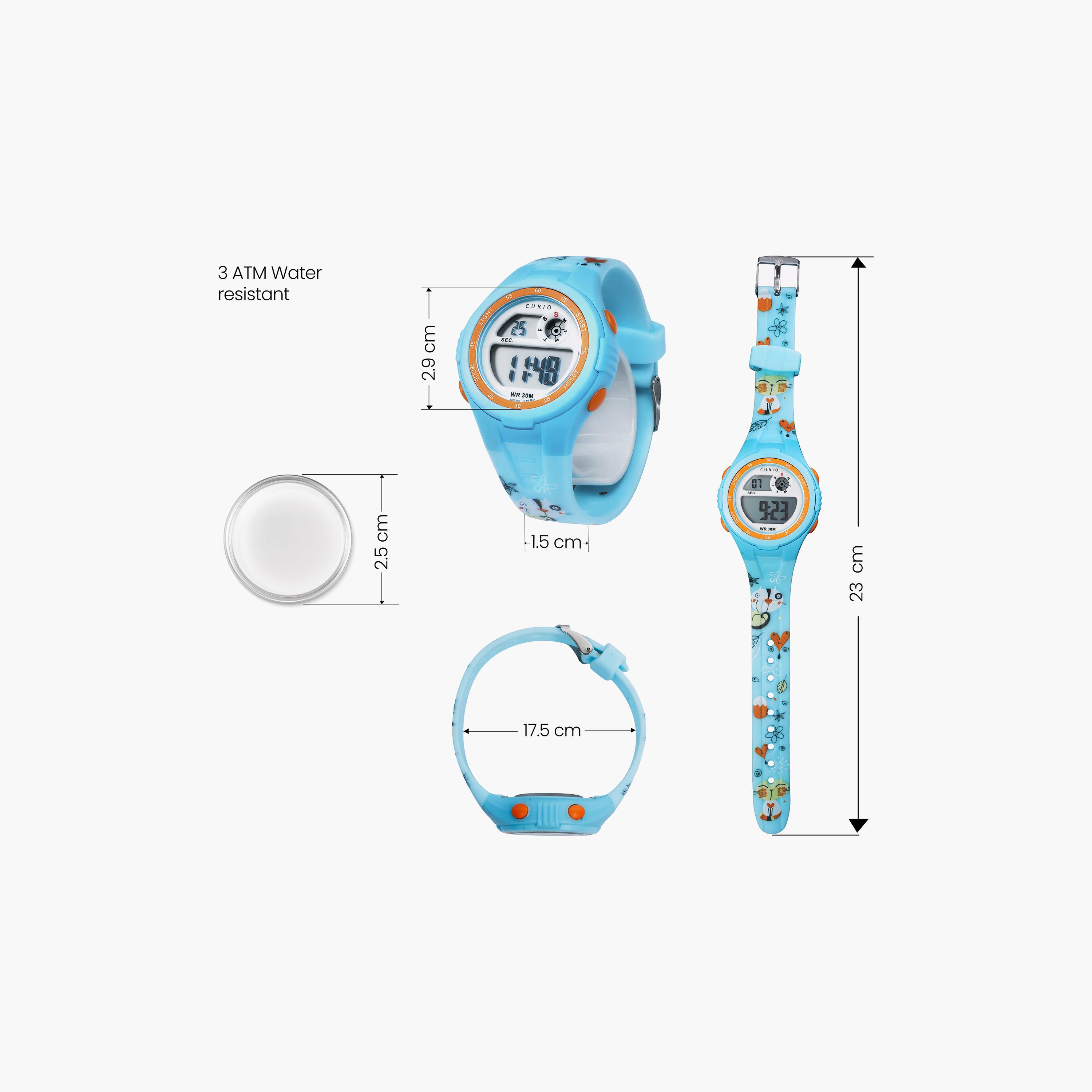ساعة ذكية للأطفال من كوريو، مقاس 38 مم، بحزام أزرق - CU-2117LK-9-girls-accessories-watches-image-4