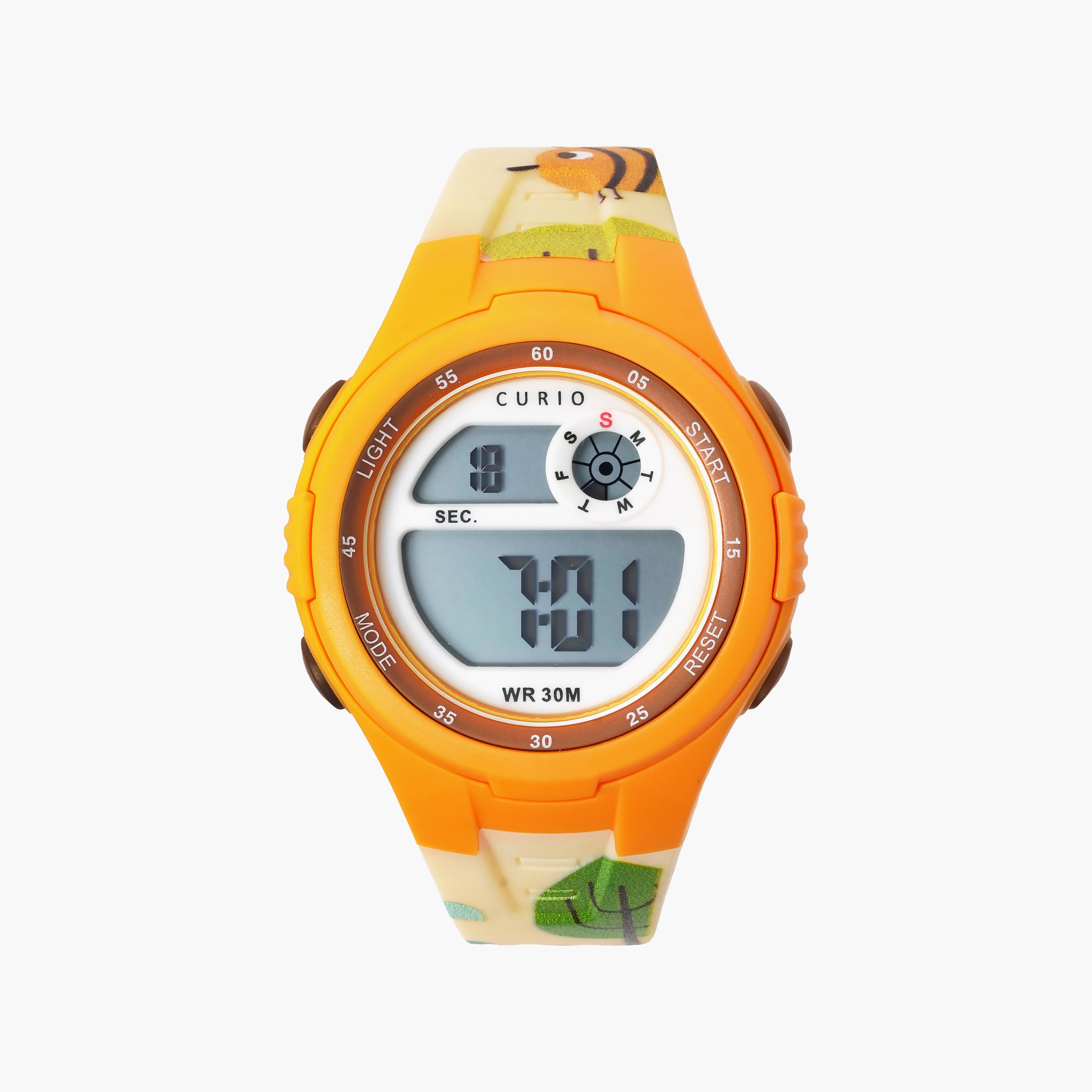 Curio Kids 38mm Beige Strap Smart Watch - CU-2117LK-11-girls-accessories-watches-image-1
