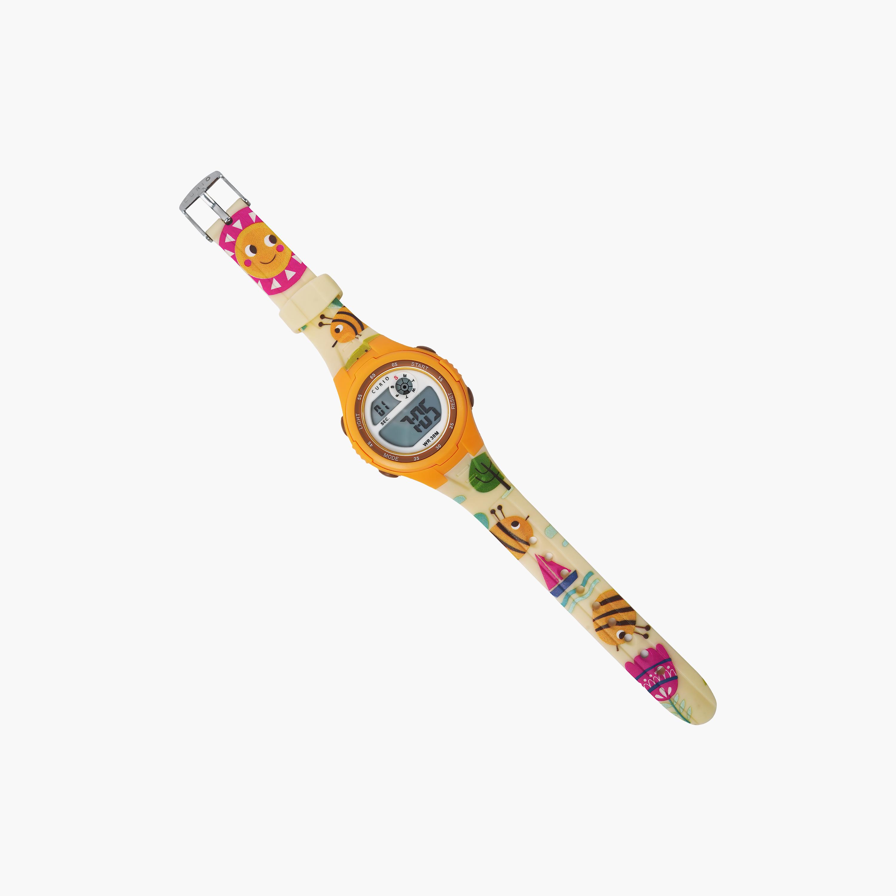 ساعة ذكية للأطفال من كوريو، مقاس 38 مم، بحزام بيج - CU-2117LK-11-girls-accessories-watches-image-4