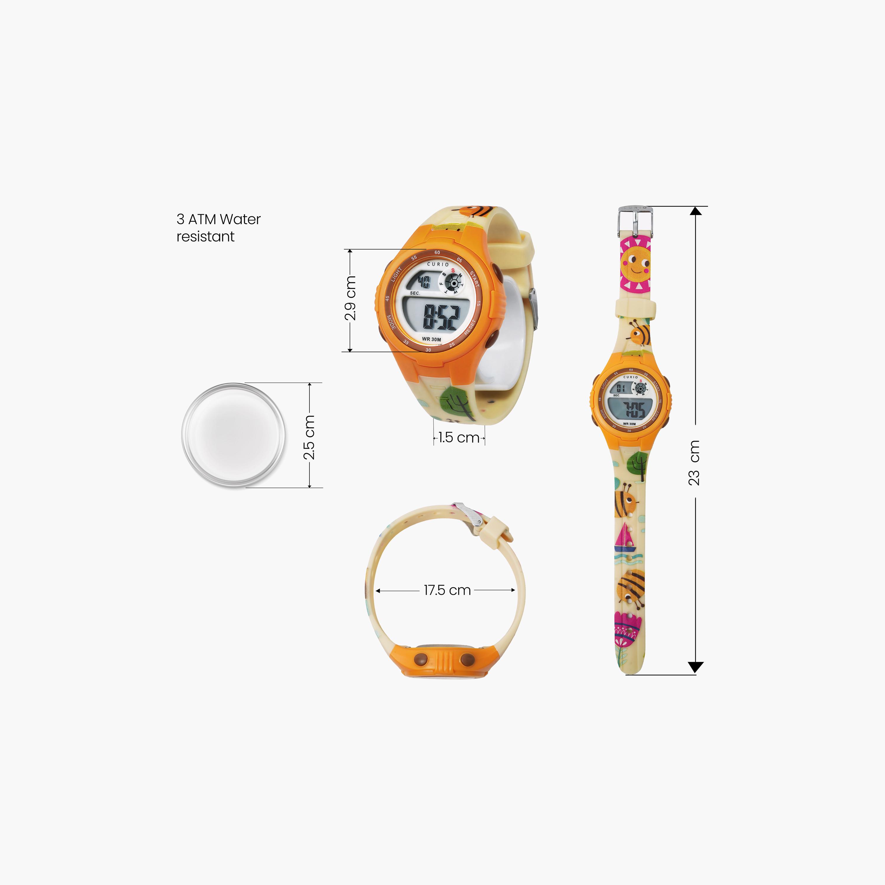 Curio Kids 38mm Beige Strap Smart Watch - CU-2117LK-11-girls-accessories-watches-image-5