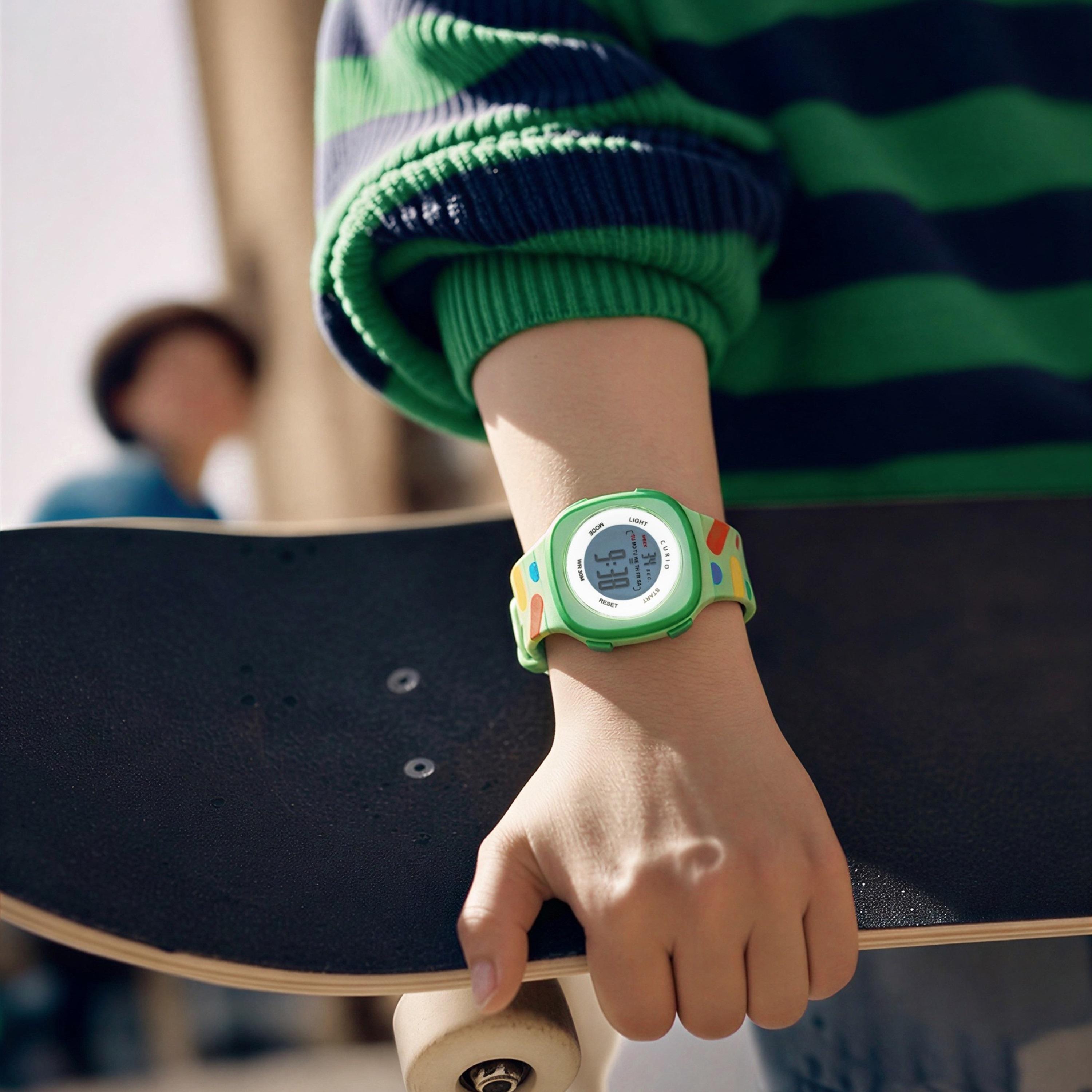 ساعة ذكية للأطفال من كوريو، مقاس 37 مم، بحزام أخضر - CU-2207LK-5-girls-accessories-watches-image-6