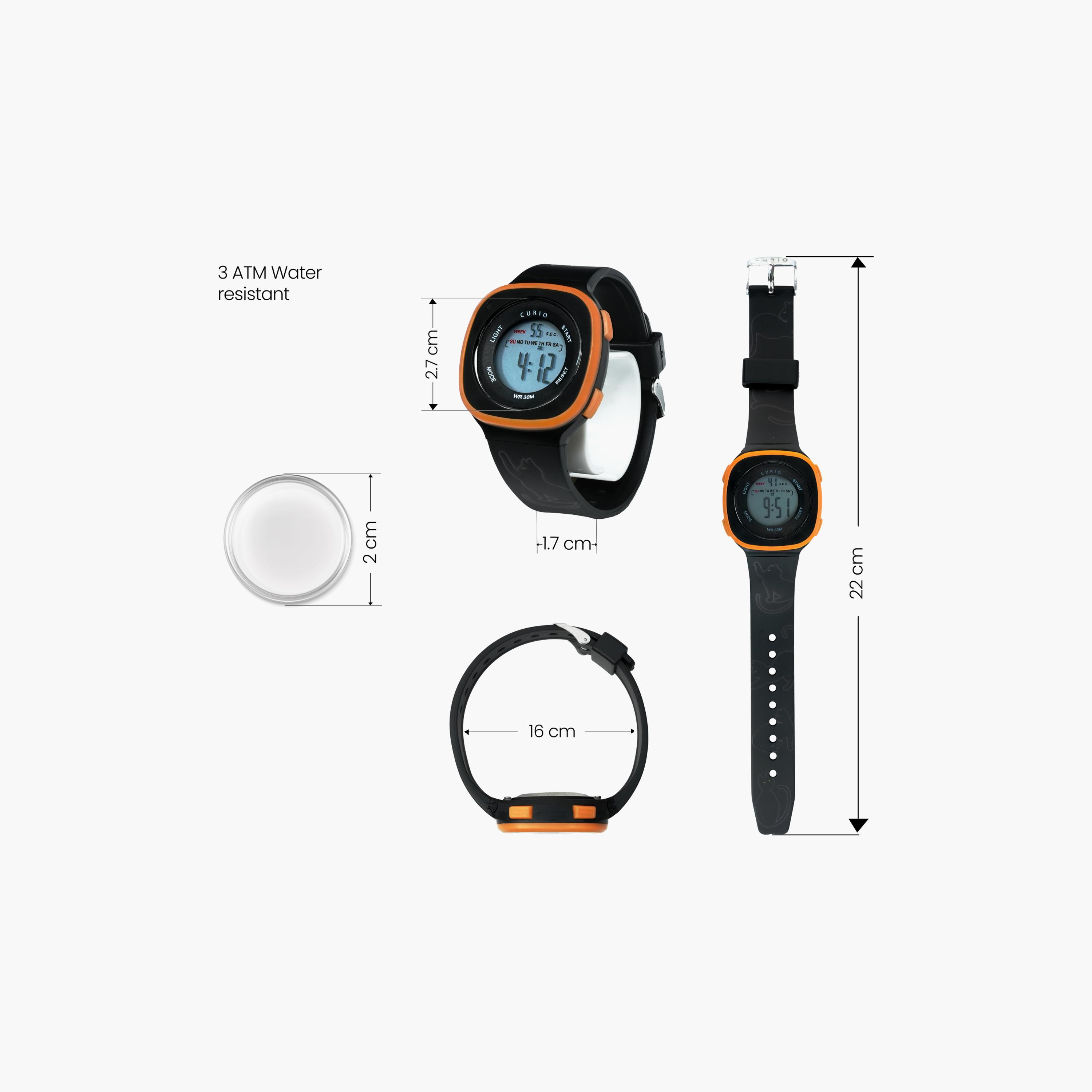 Curio Kids 37mm Black  Strap Smart Watch - CU-2207LK-8-girls-accessories-watches-image-4