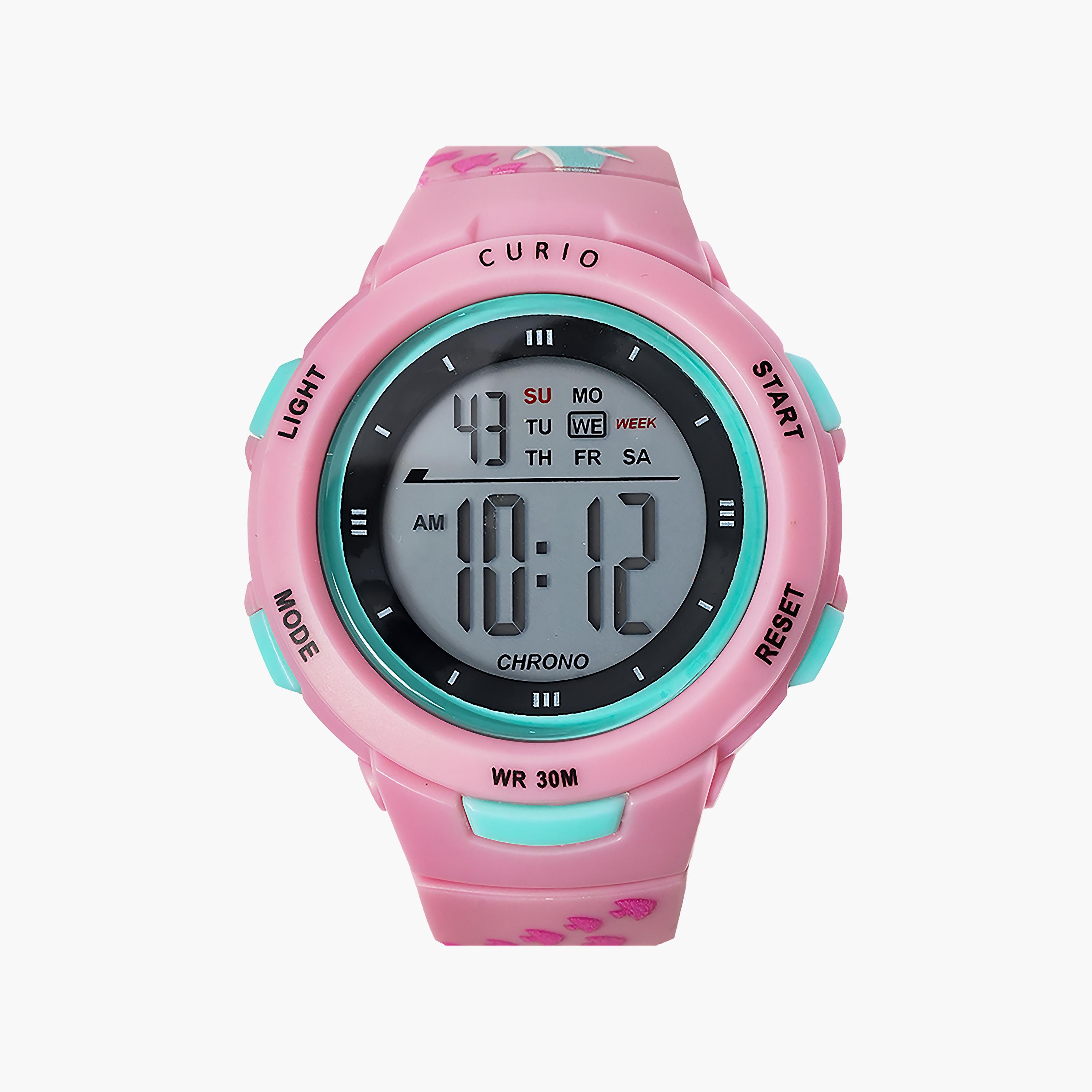 Curio Kids 41mm Pink  Strap Smart Watch - CU-8217LK-10-girls-accessories-watches-image-1