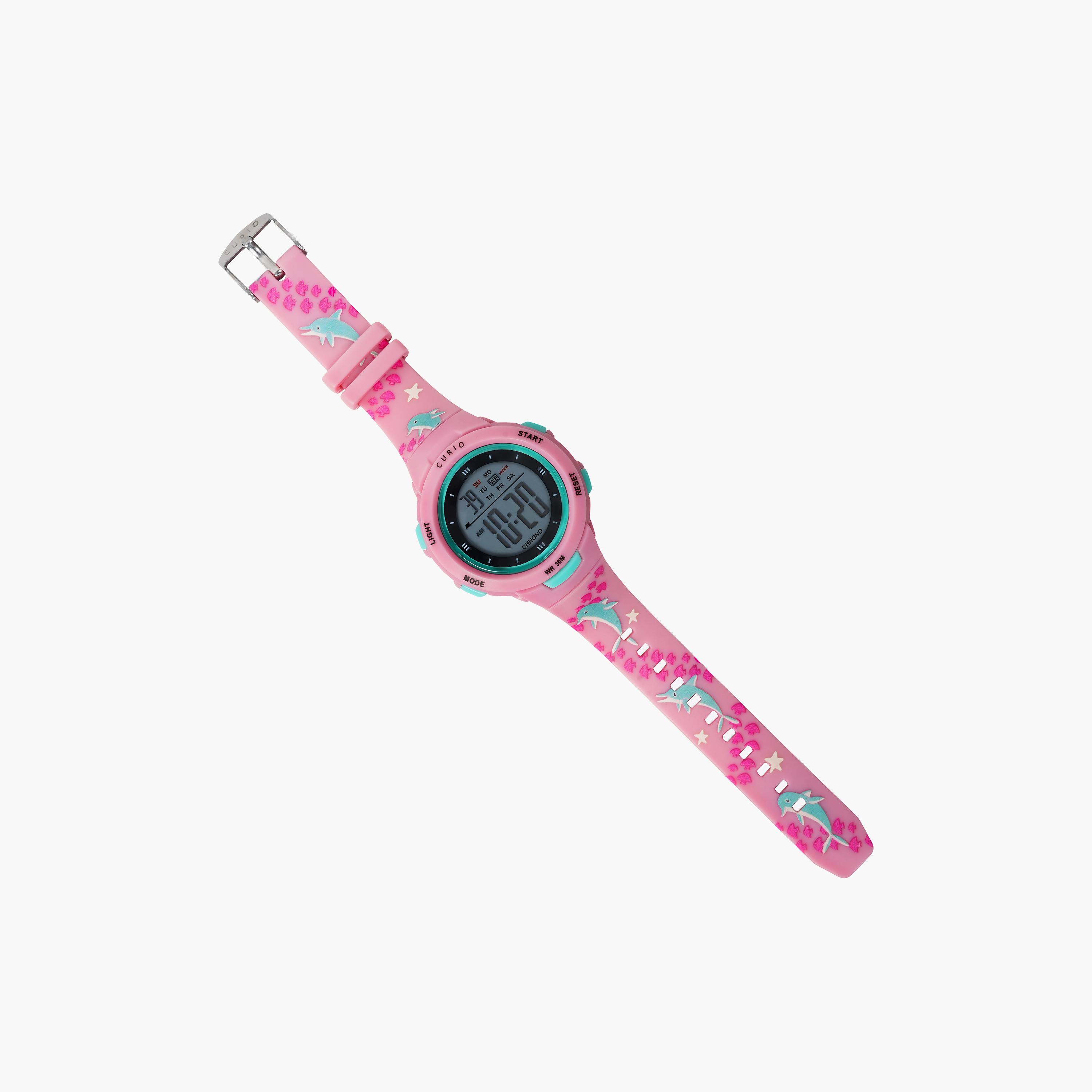 Curio Kids 41mm Pink  Strap Smart Watch - CU-8217LK-10-girls-accessories-watches-image-4