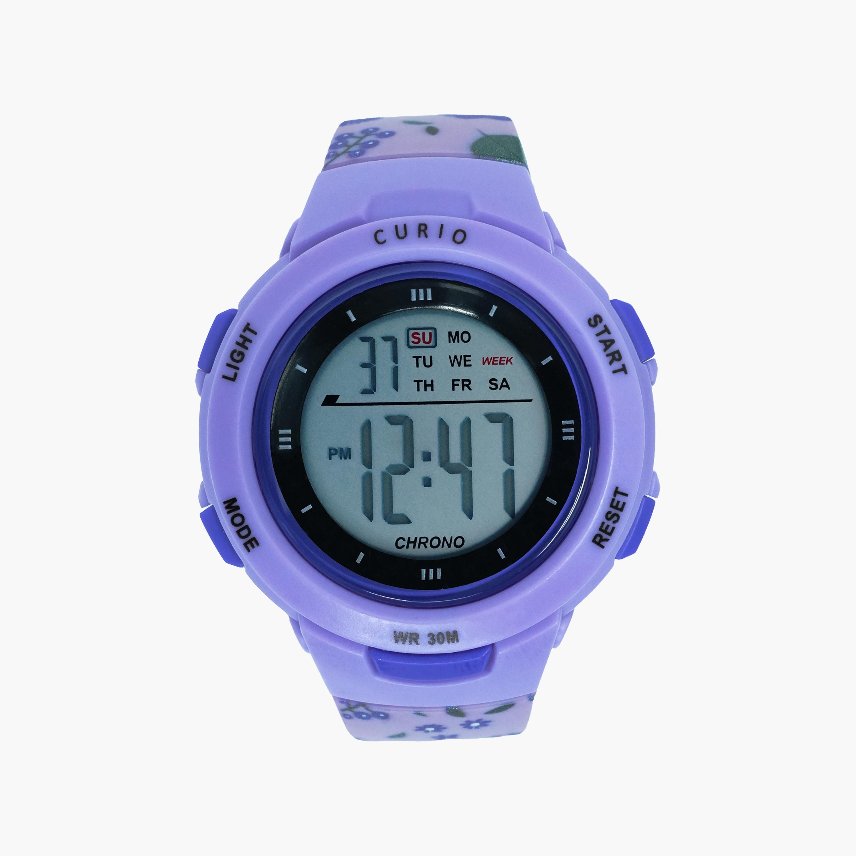 ساعة ذكية للأطفال من كوريو، مقاس 41 مم، بحزام بنفسجي - CU-8217LK-11-girls-accessories-watches-image-1