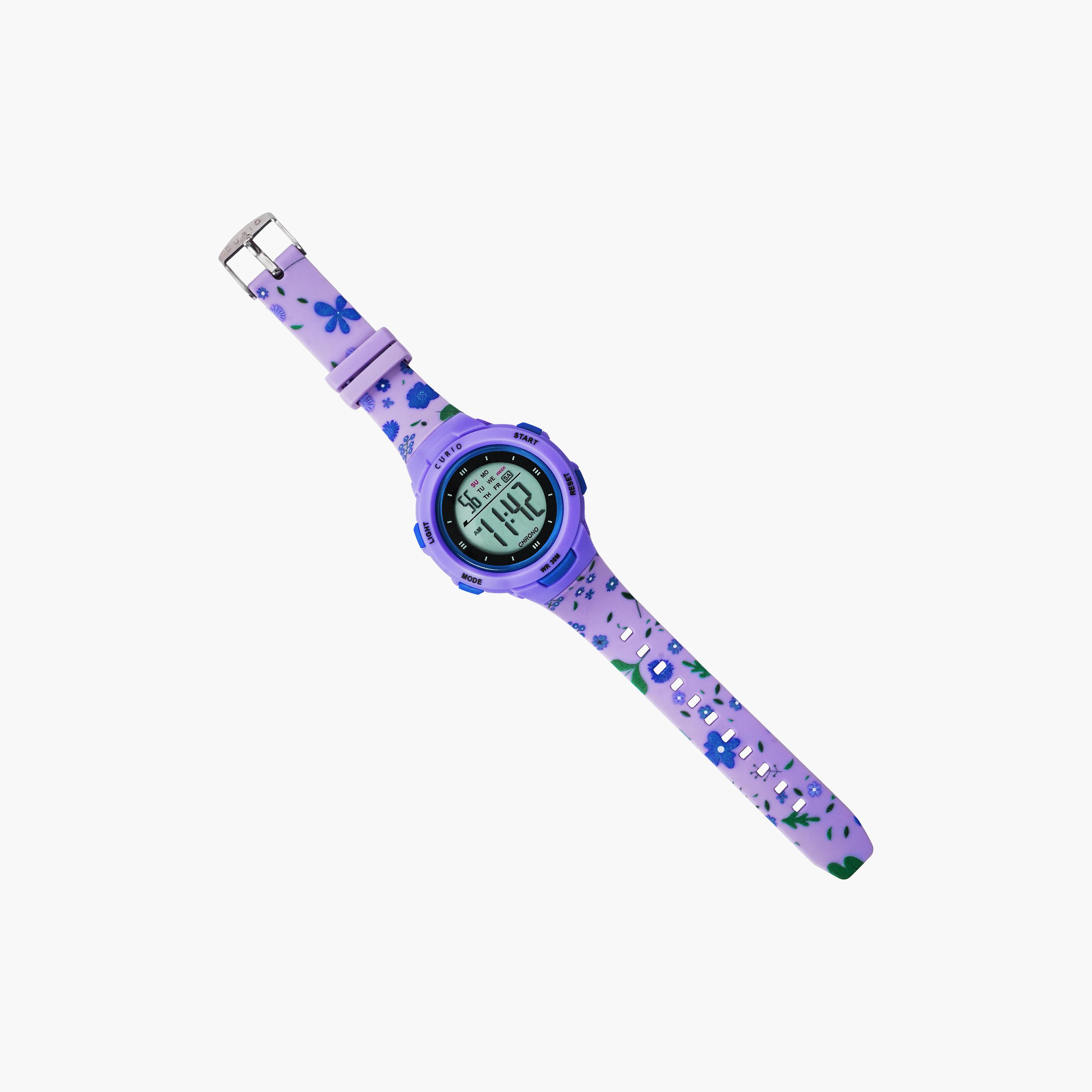 Curio Kids 41mm Purple  Strap Smart Watch - CU-8217LK-11-girls-accessories-watches-image-3