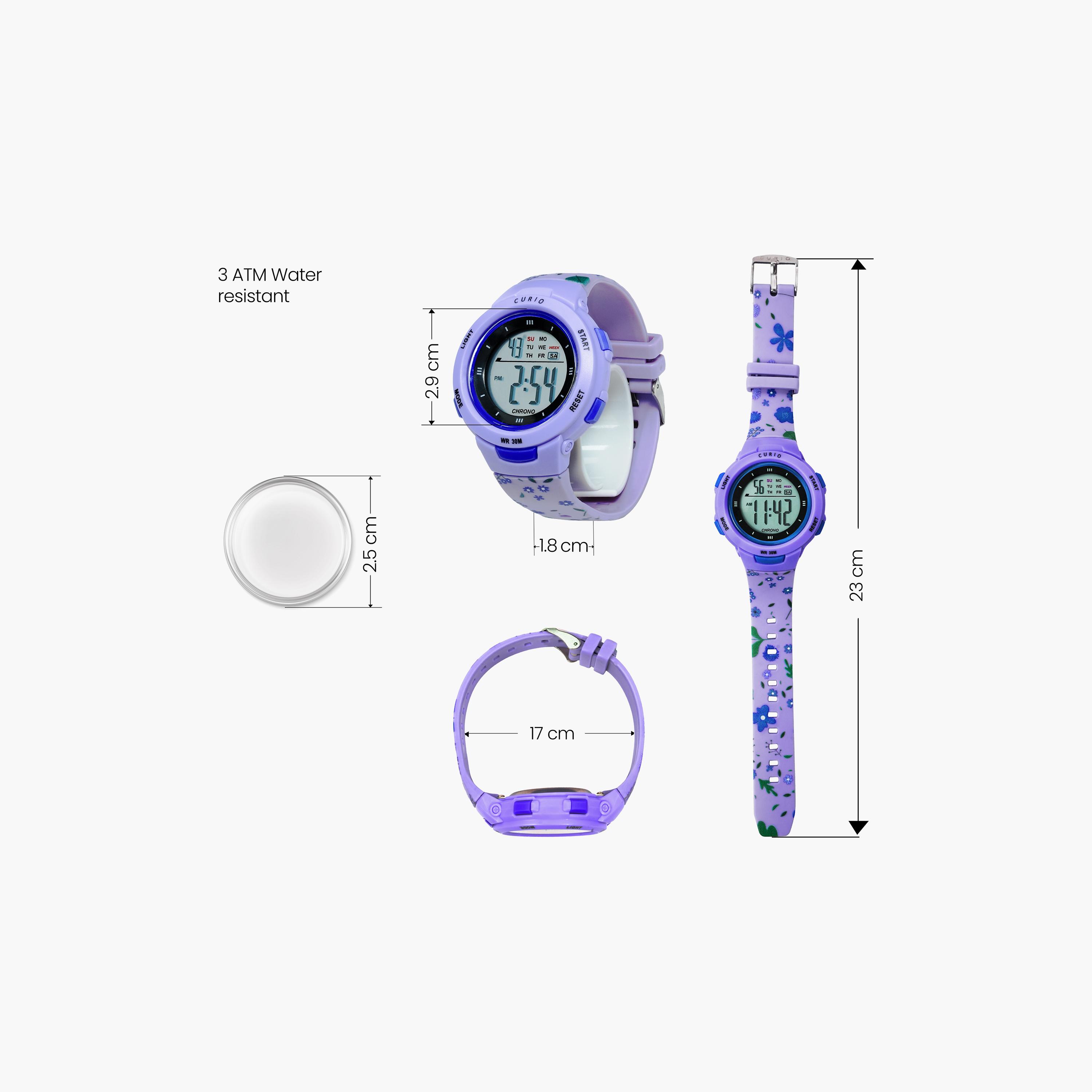 Curio Kids 41mm Purple  Strap Smart Watch - CU-8217LK-11-girls-accessories-watches-image-4