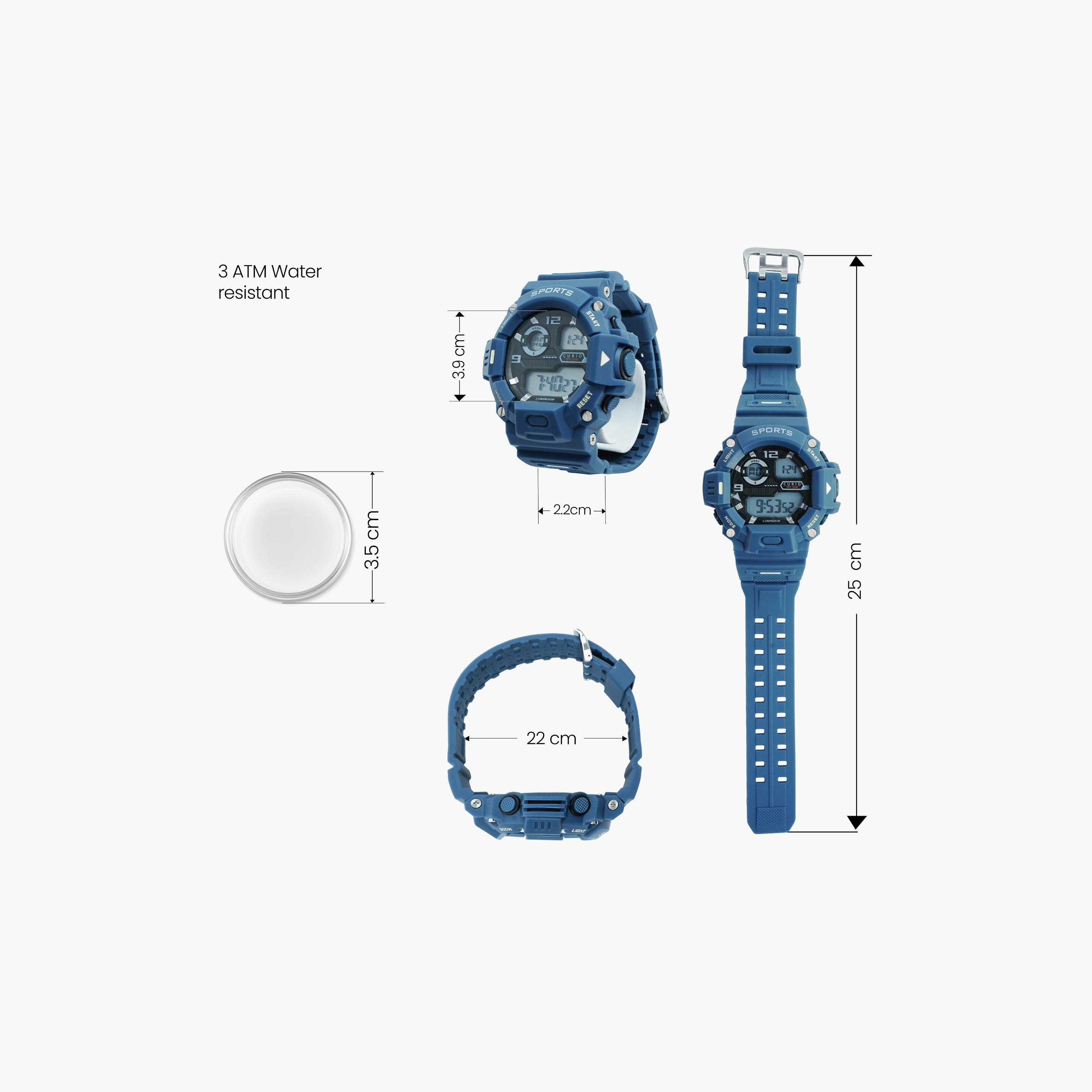 Curio Kids 35mm Blue  Strap Smart Watch - CU-2131G-5-girls-accessories-watches-image-4