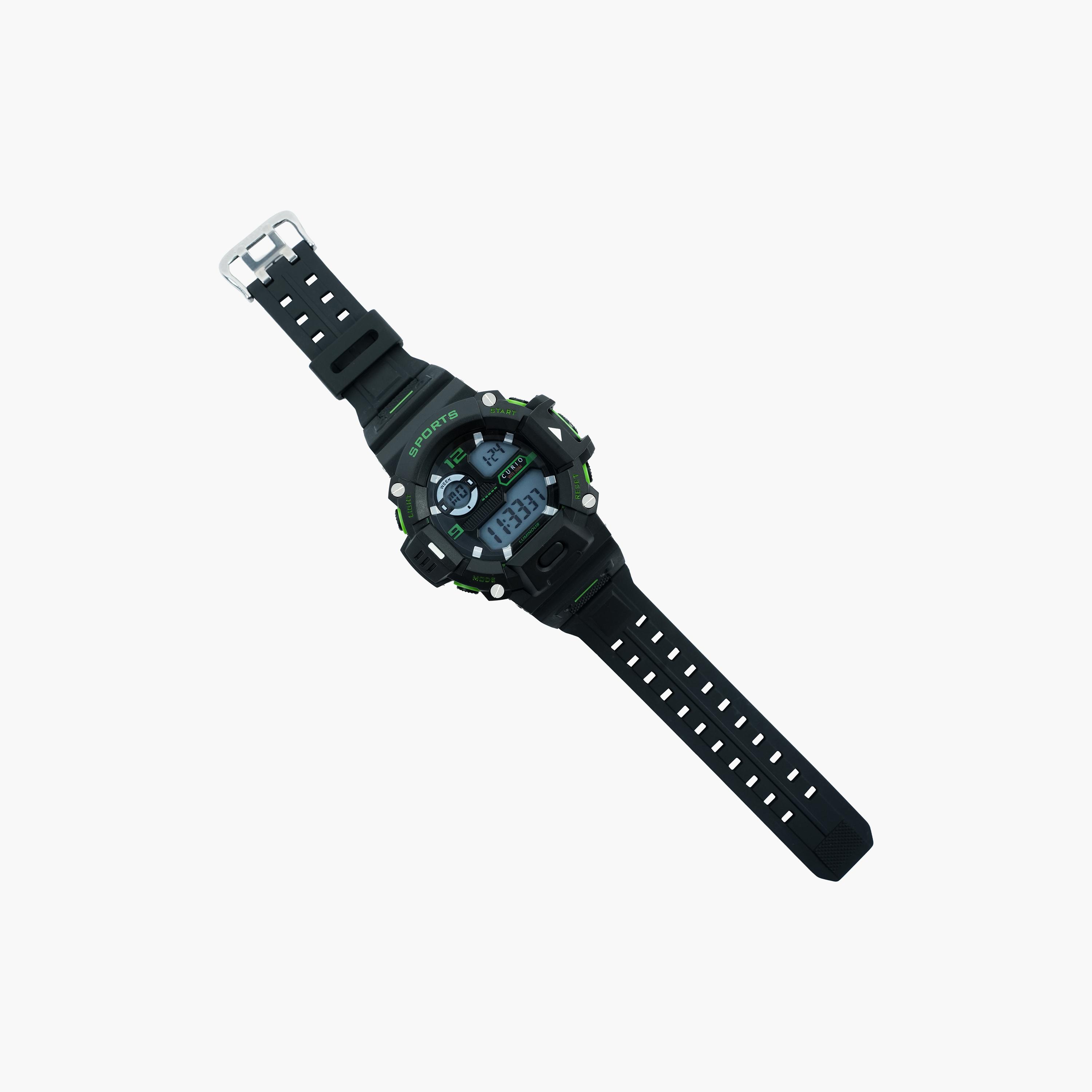 Curio Kids 35mm Black Strap Smart Watch - CU-2131G-6-girls-accessories-watches-image-1