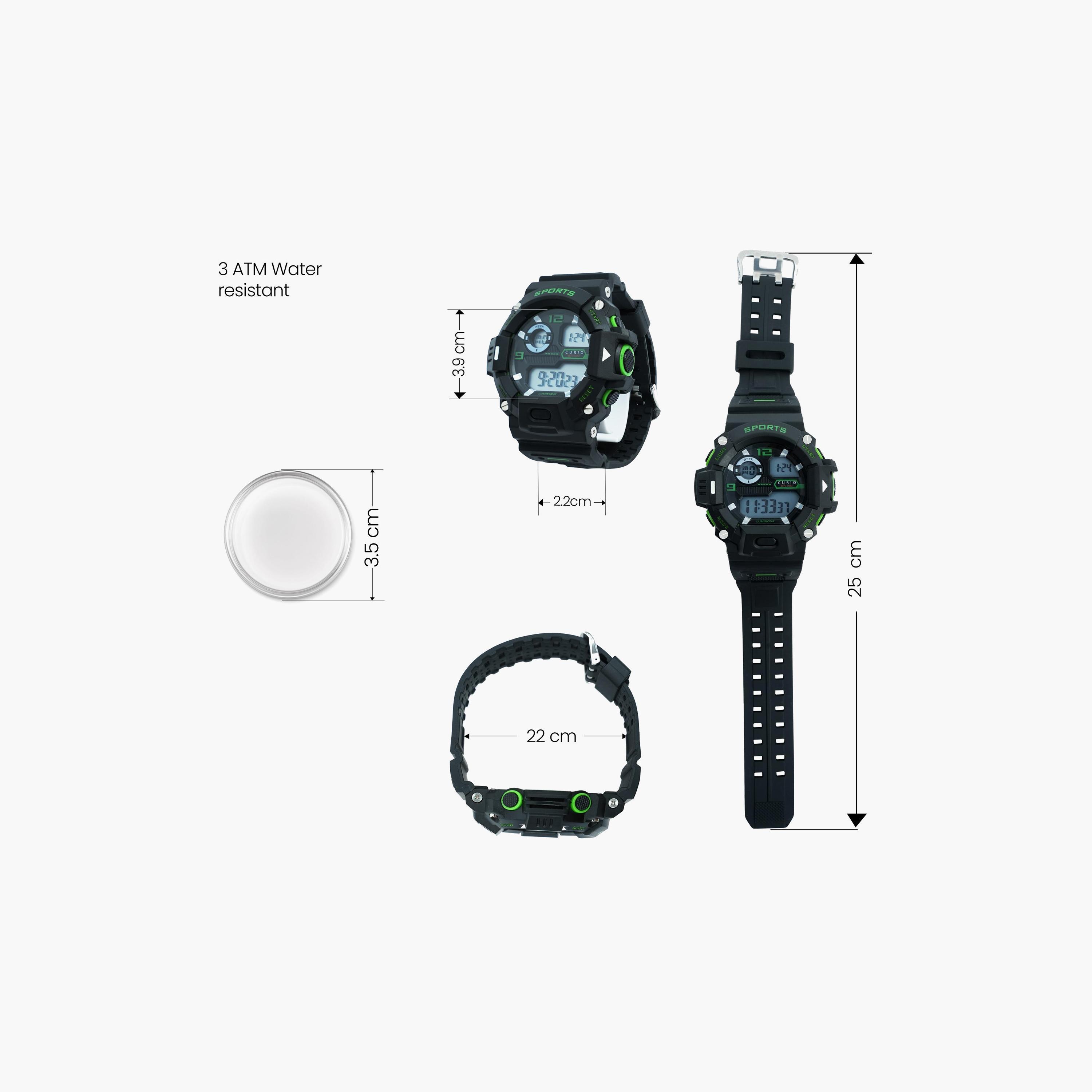 Curio Kids 35mm Black Strap Smart Watch - CU-2131G-6-girls-accessories-watches-image-3