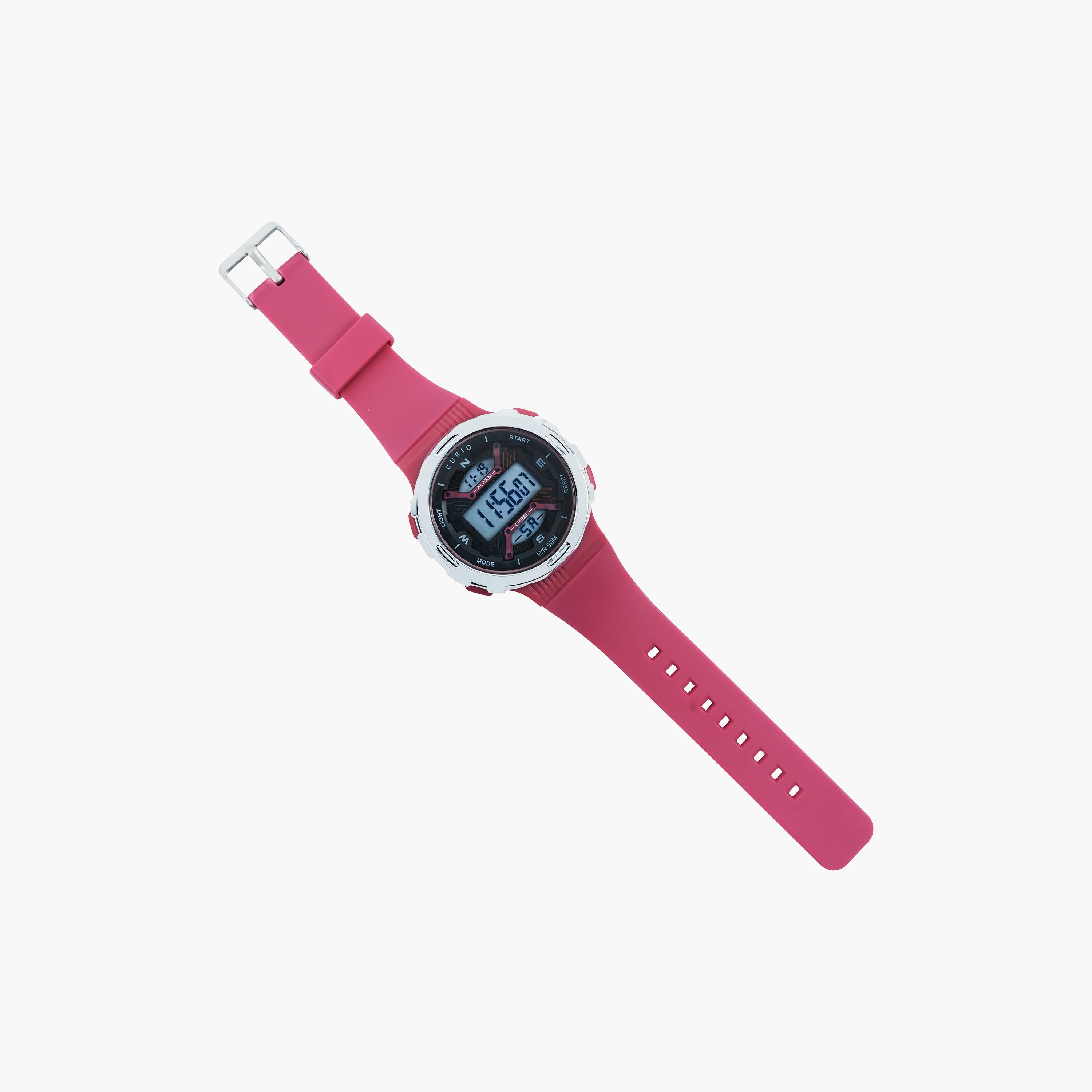 ساعة ذكية للأطفال من كوريو، مقاس 29 مم، بسوار وردي - CU-2301G-5-girls-accessories-watches-image-3