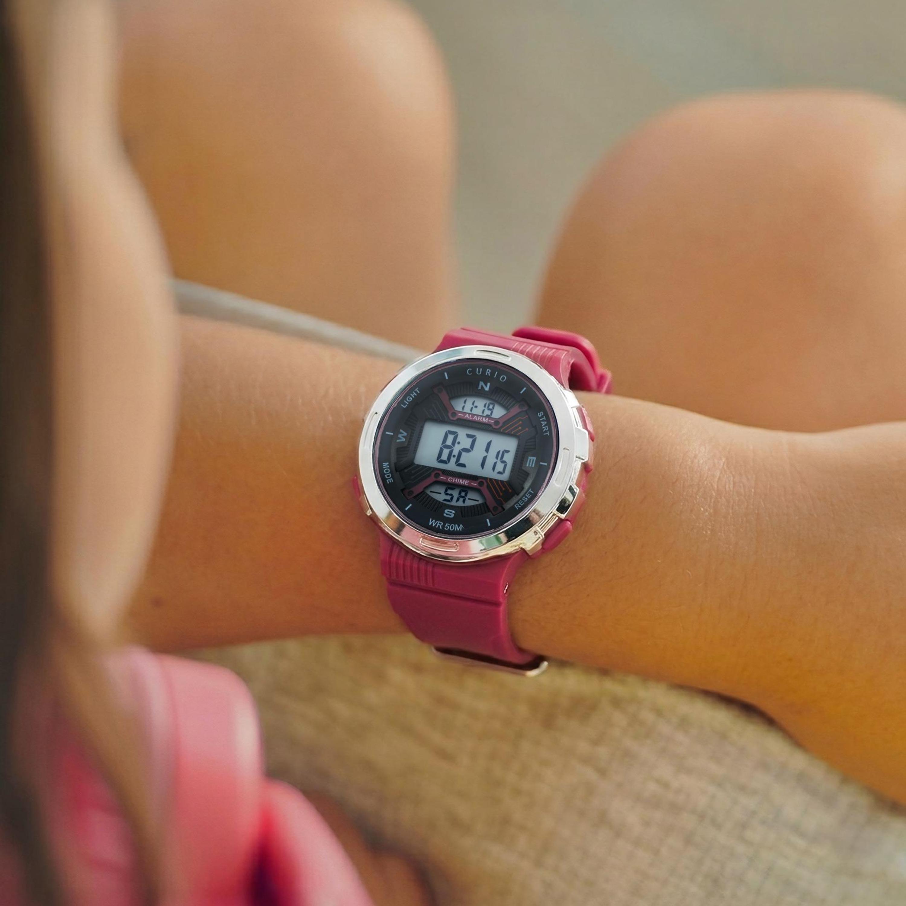 ساعة ذكية للأطفال من كوريو، مقاس 29 مم، بسوار وردي - CU-2301G-5-girls-accessories-watches-image-5