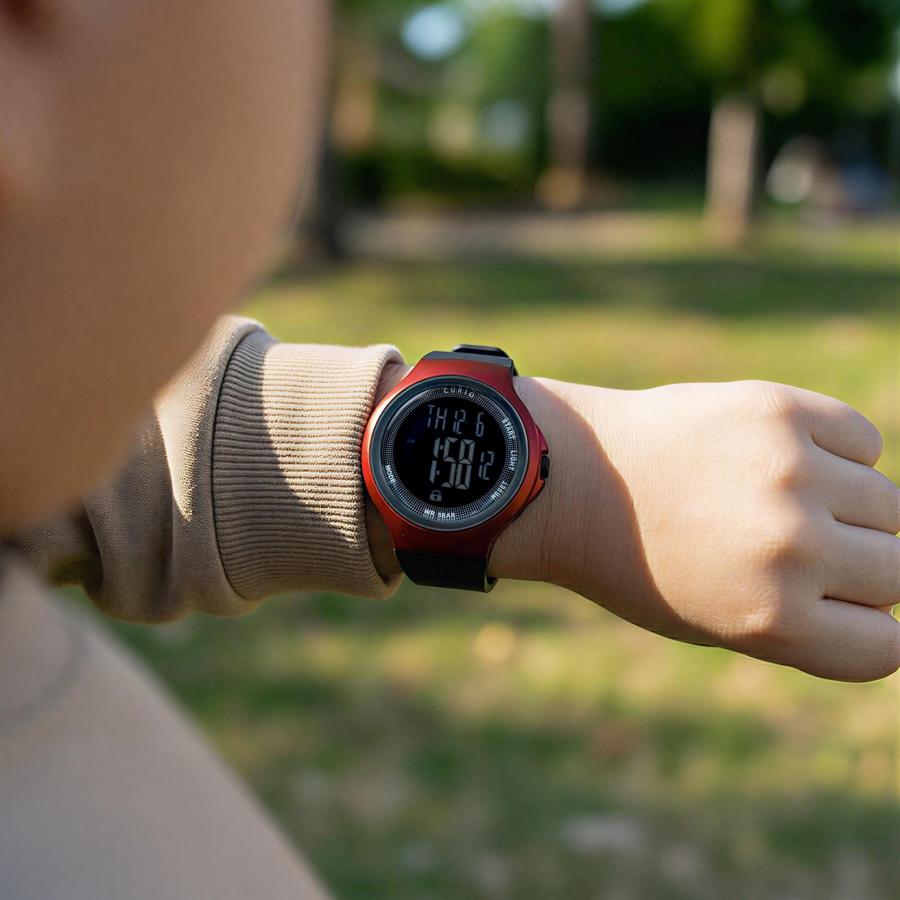 Curio Kids 48mm Black  Strap Smart Watch - CU-24701-5-girls-accessories-watches-image-5