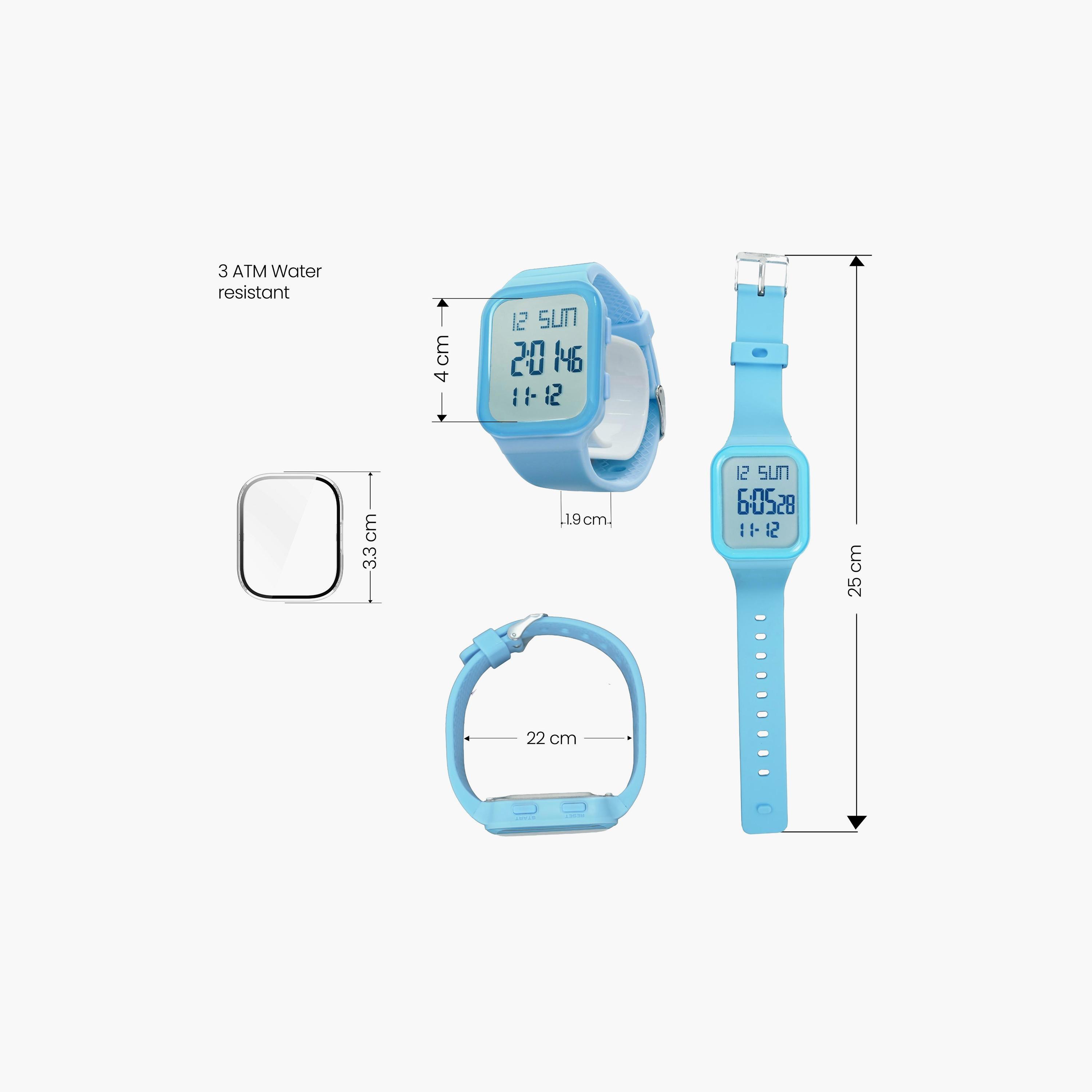Curio Kids 36mm Blue  Strap Smart Watch - CU-2339L-4-girls-accessories-watches-image-5