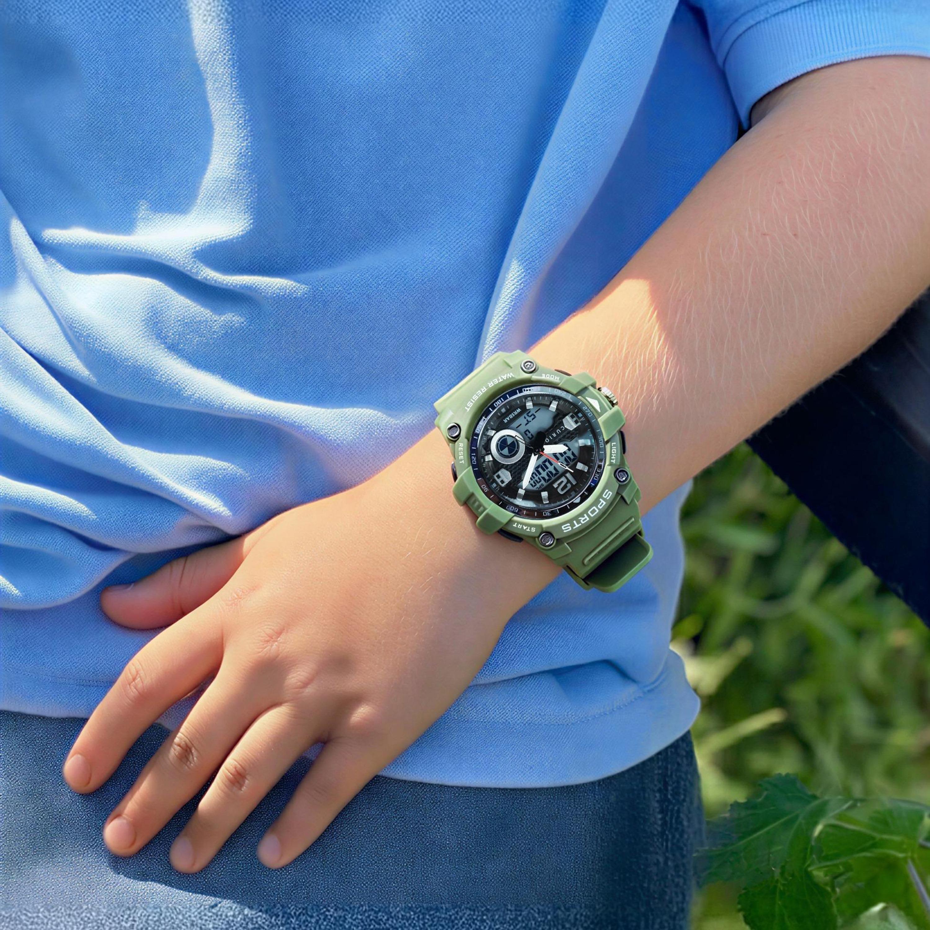 Curio Kids 55mm Green  Strap Smart Watch - CU-2129GAD-10-girls-accessories-watches-image-5