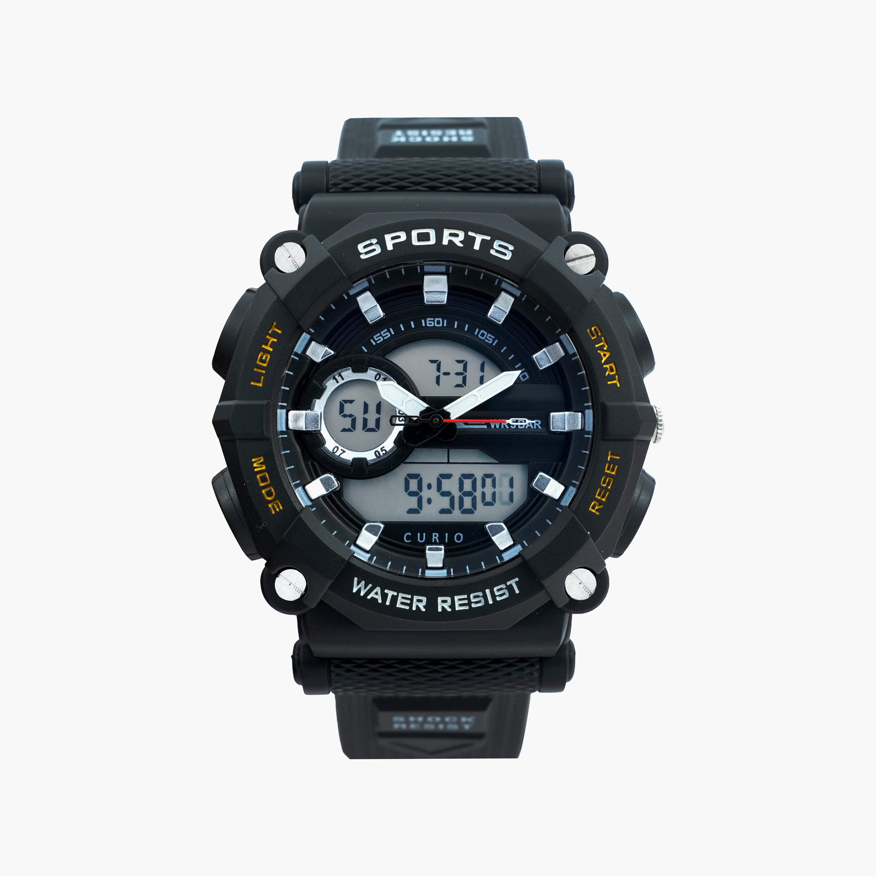 ساعة ذكية للأطفال من كوريو، مقاس 48 مم، بسوار أسود - CU-2107GAD-1-girls-accessories-watches-image-1