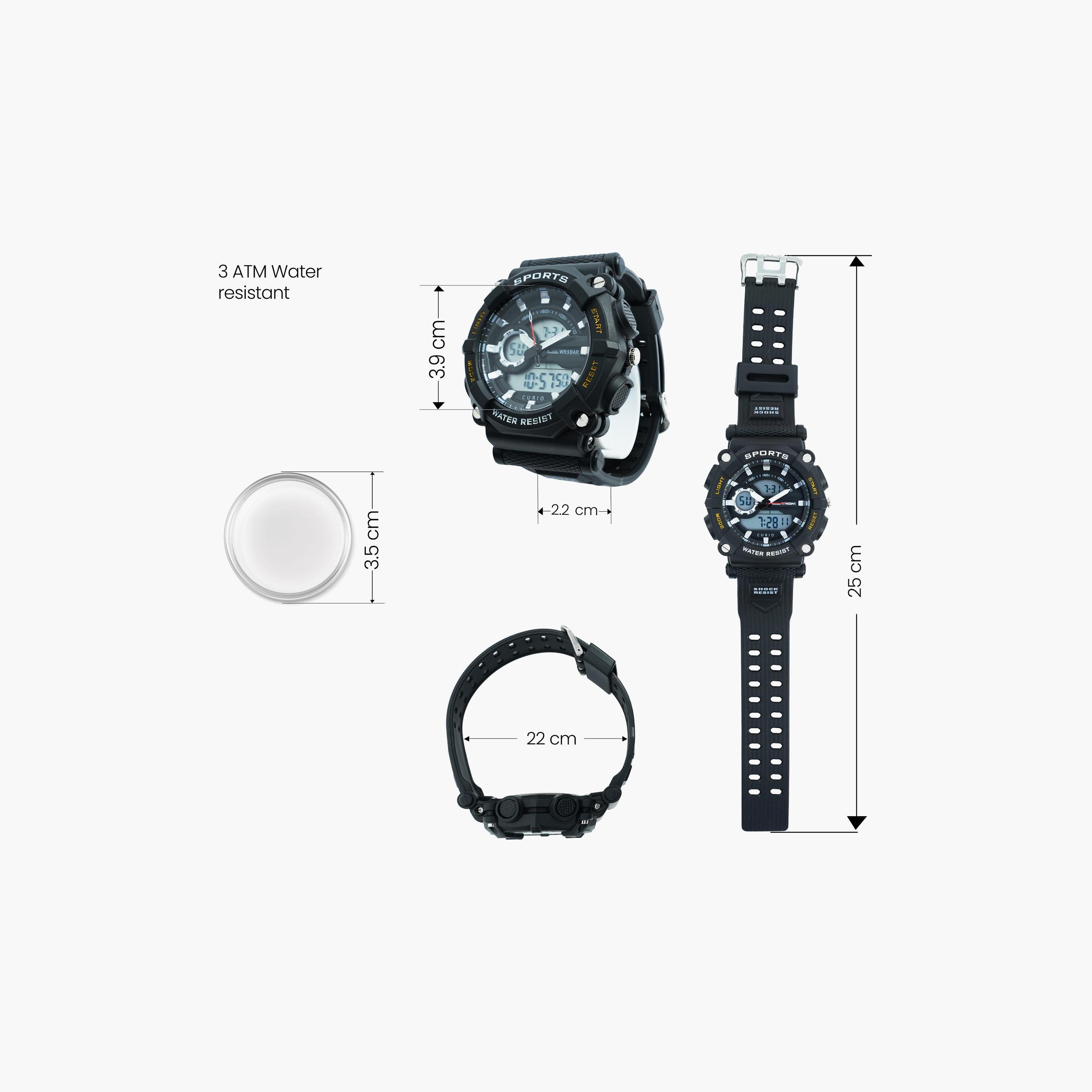 Curio Kids 48mm Black  Strap Smart Watch - CU-2107GAD-1-girls-accessories-watches-image-5