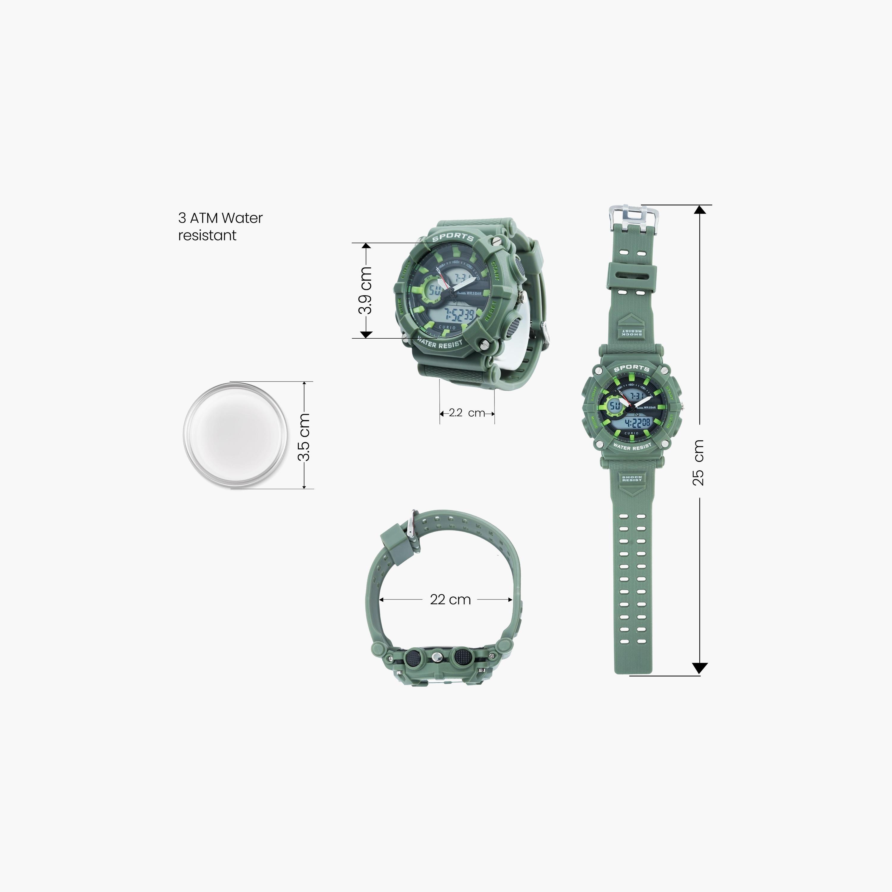 Curio Kids 48mm Green  Strap Smart Watch - CU-2107GAD-3-girls-accessories-watches-image-4