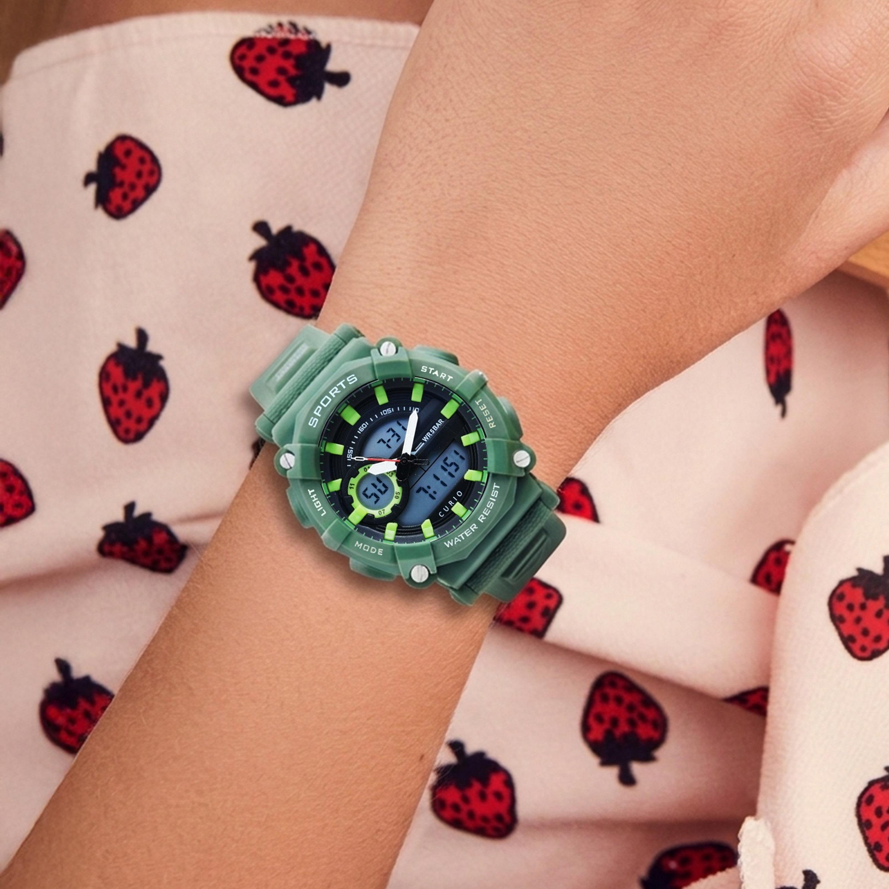 Curio Kids 48mm Green  Strap Smart Watch - CU-2107GAD-3-girls-accessories-watches-image-5