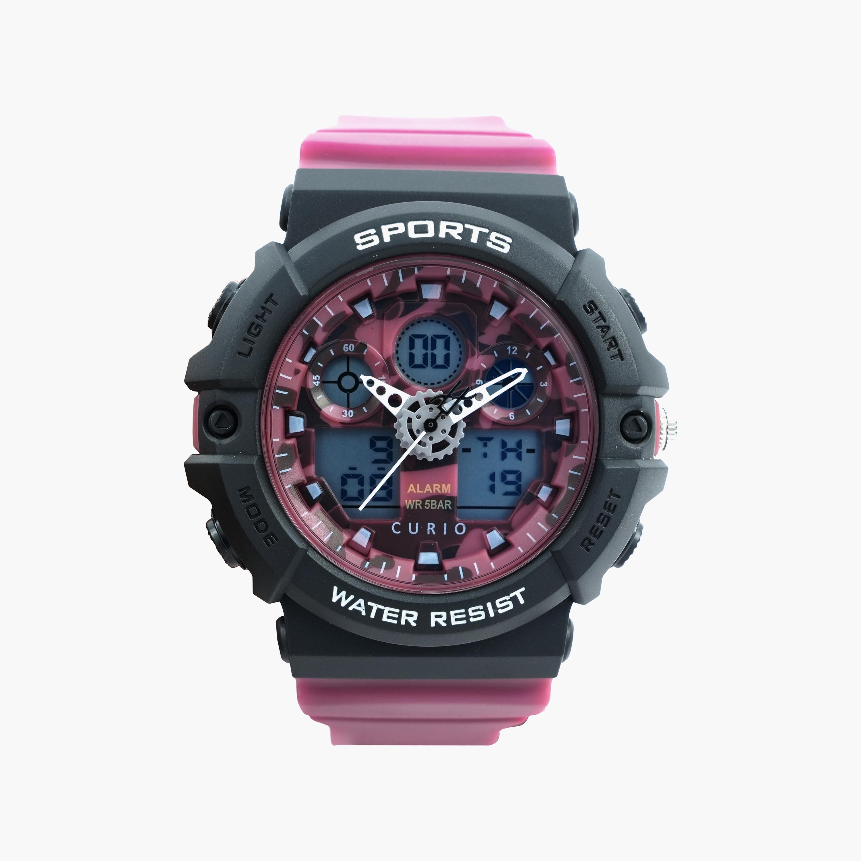 ساعة ذكية للأطفال من كوريو، مقاس 52 مم، بحزام أحمر - CU-2246GAD-4-girls-accessories-watches-image-1