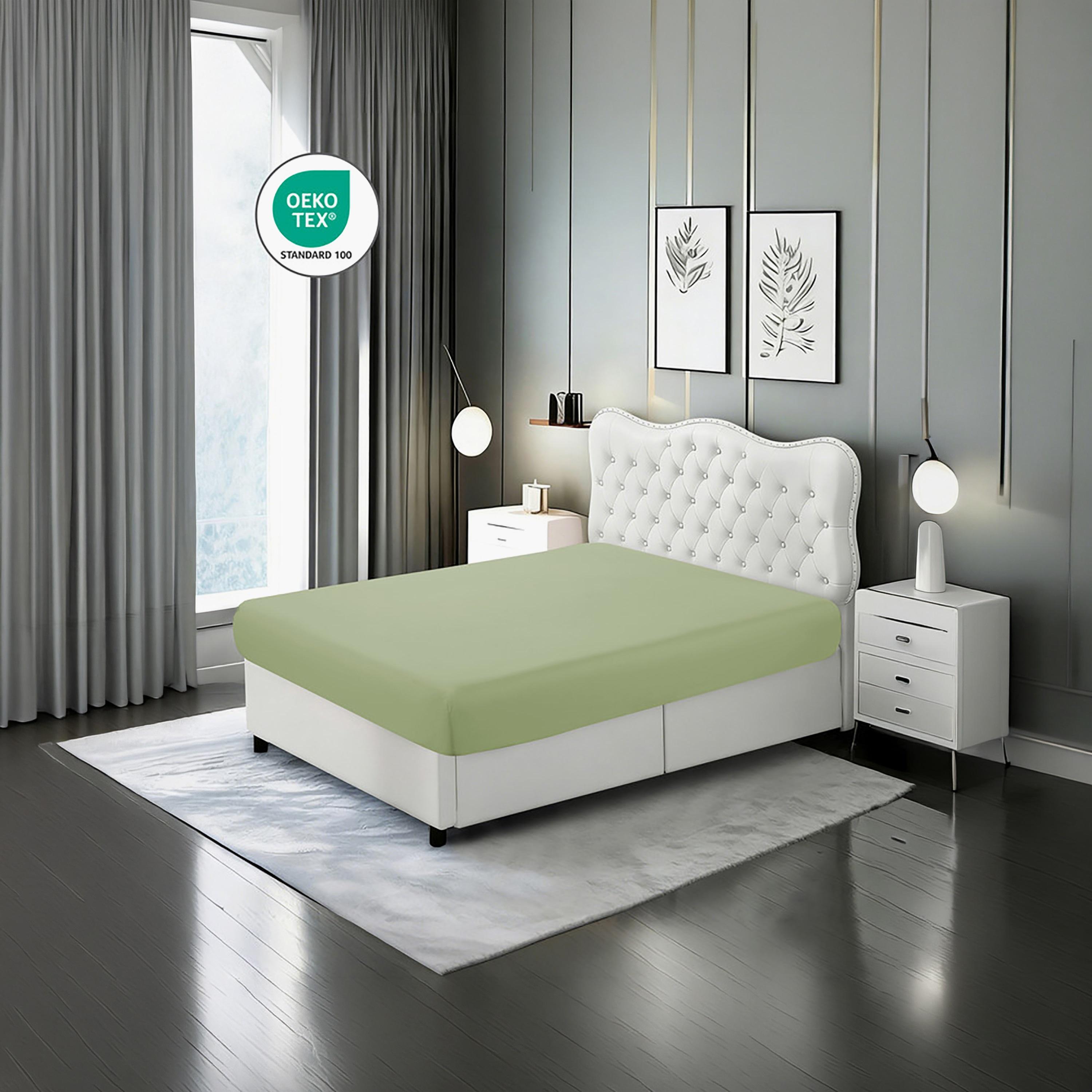 Donetella Solid Single Hypoallergenic Breathable Fitted Sheet Set - 90X200 Cm-household-bedding-sheetsandpillowcases-fittedsheets-image-2