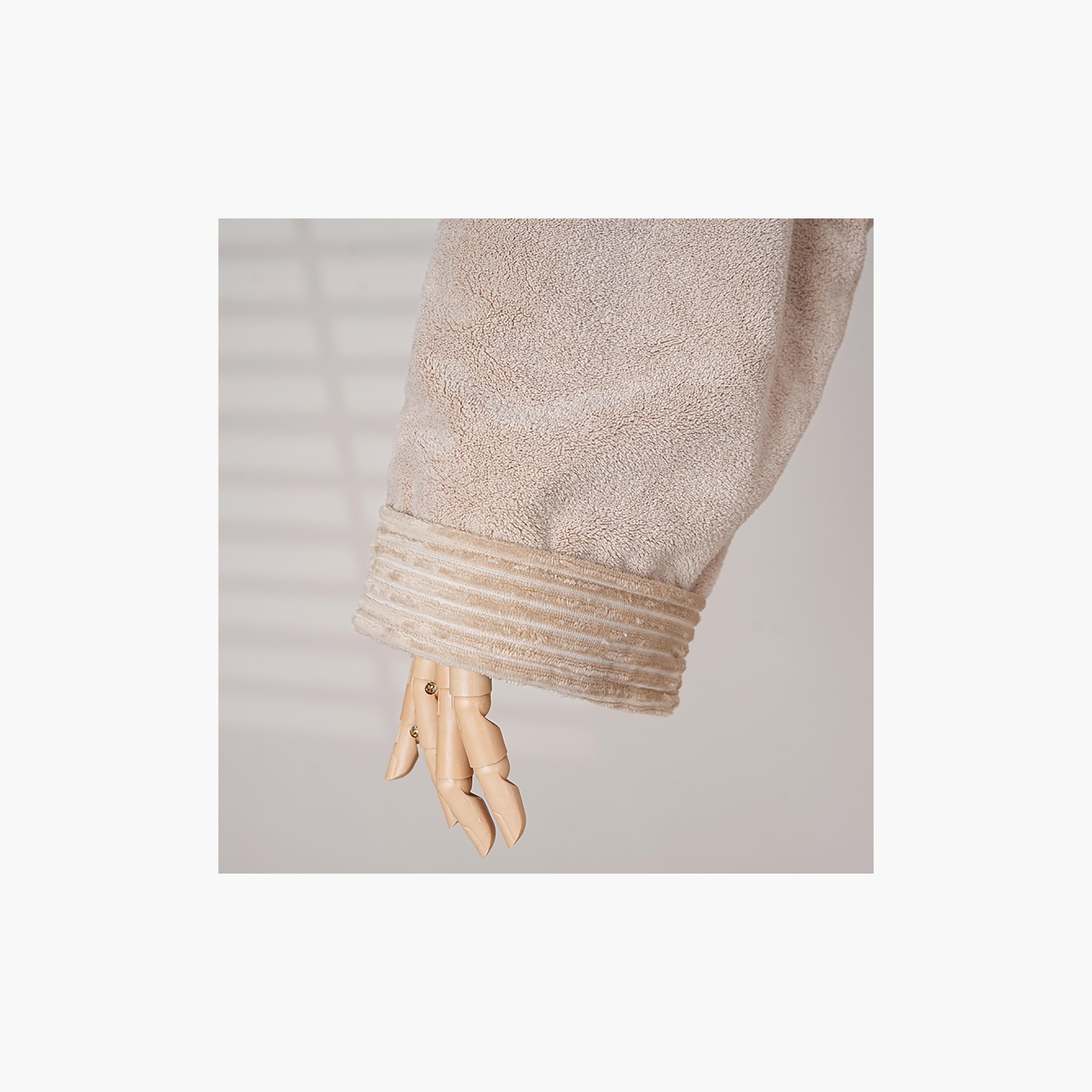 Donetella Microfiber Comfort Collection Solid Soft Bathrobe (Super Absorbent) - Extra Extra Large-household-bathandlaundry-bathlinen-bathrobesandslippers-bathrobes-image-7